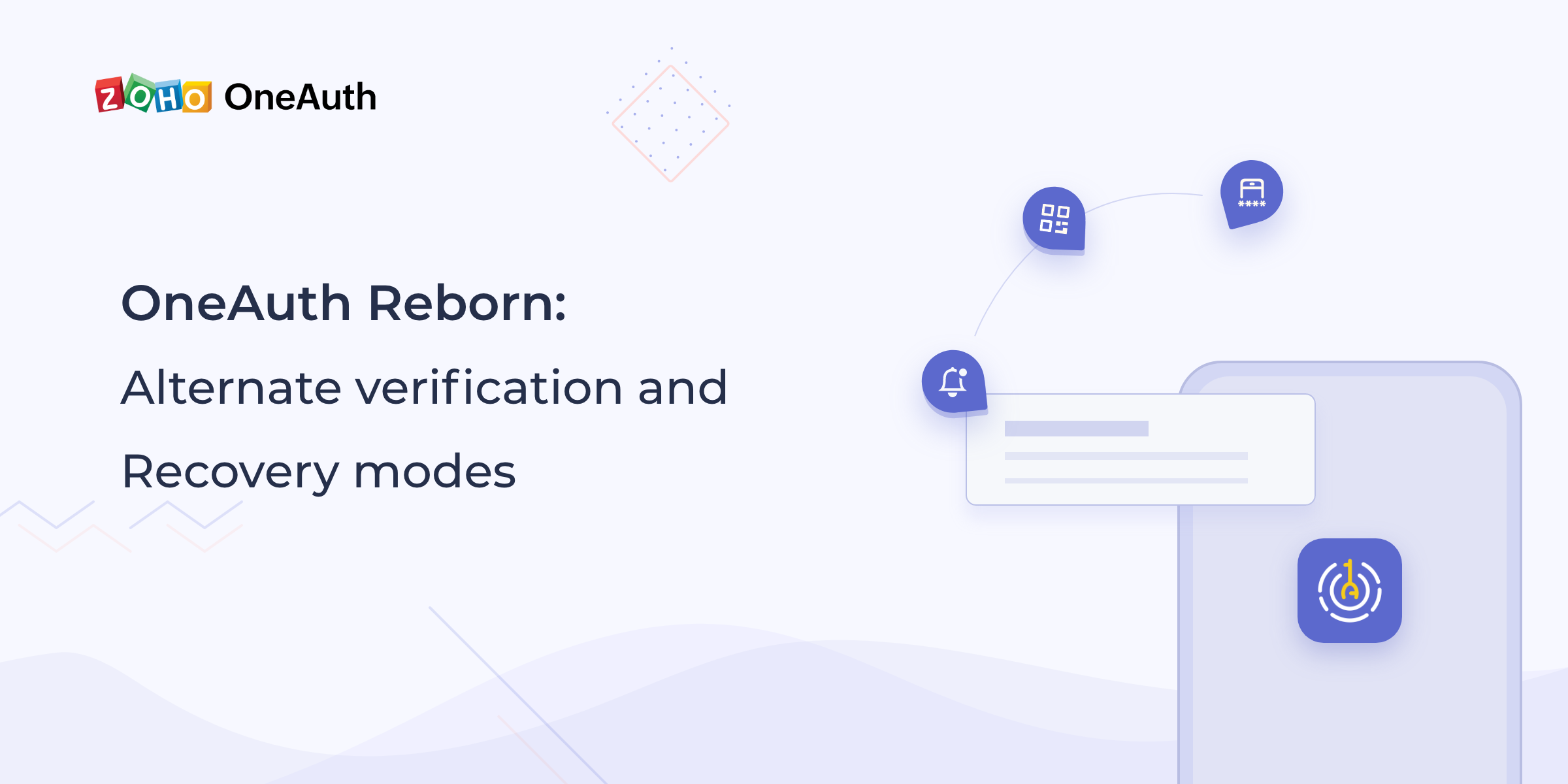 OneAuth Reborn: Alternate Verification and Recovery Modes