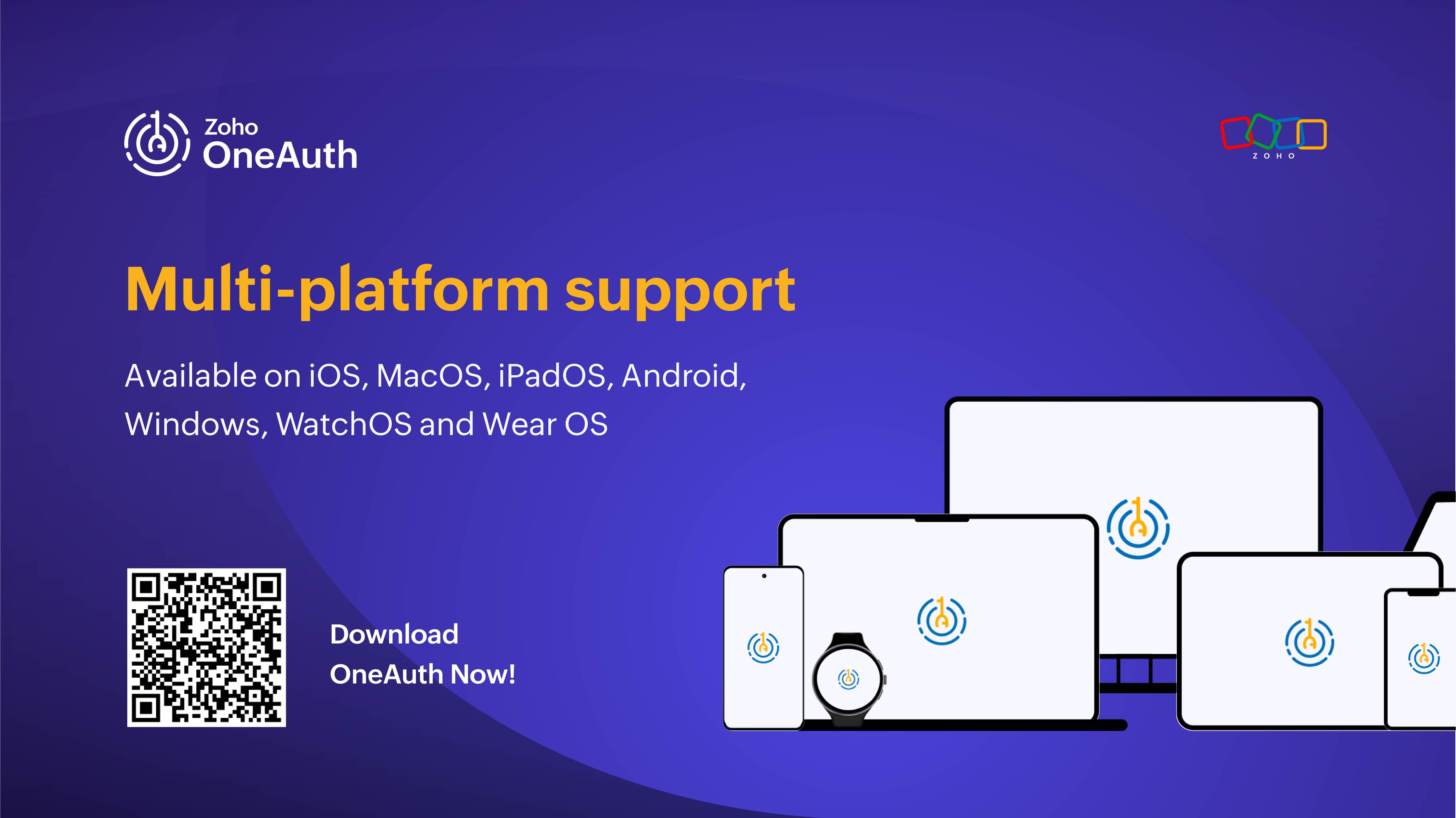 Zoho OneAuth Multi Platform Support