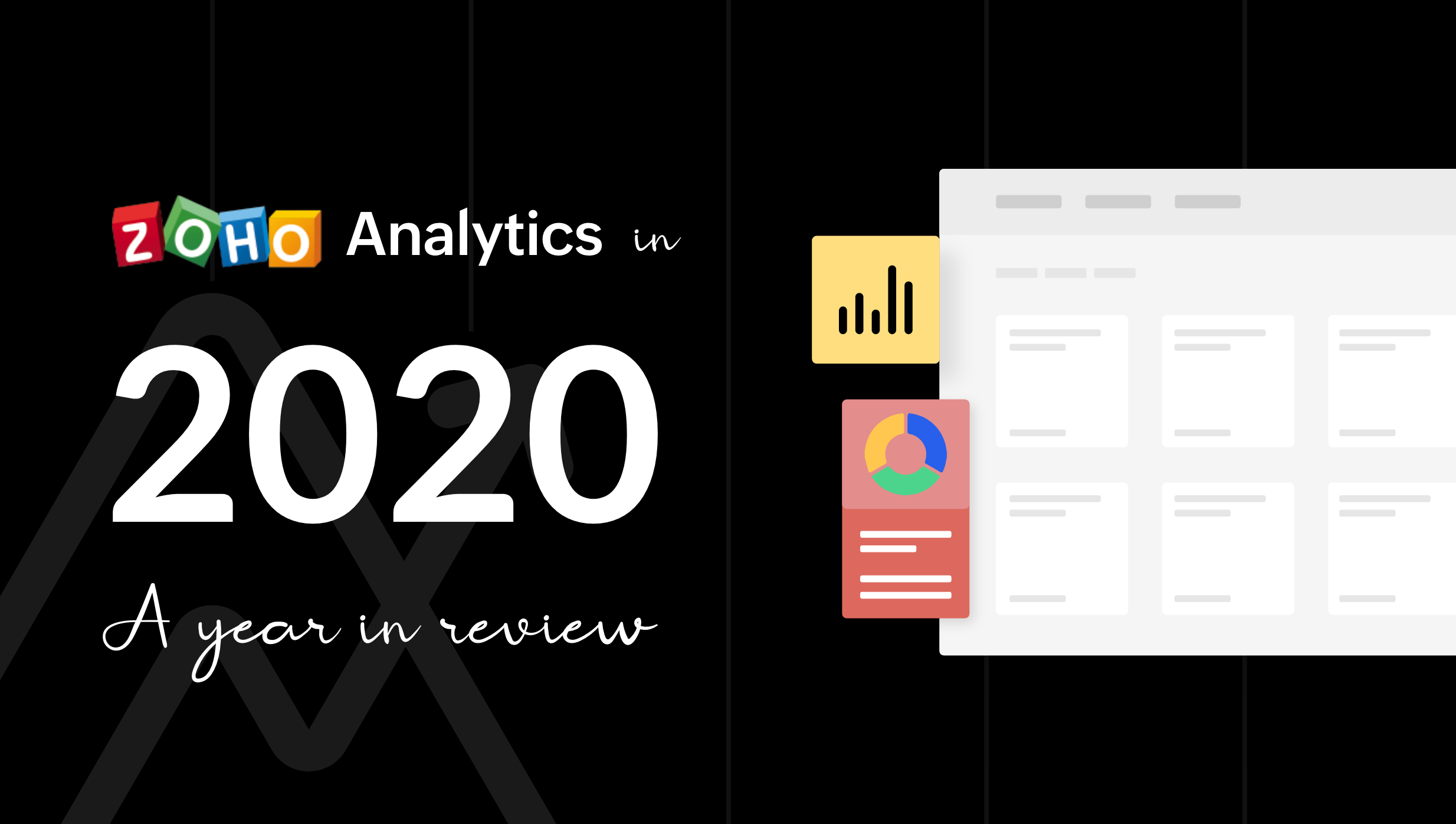 Rewind with us - Zoho Analytics in 2020