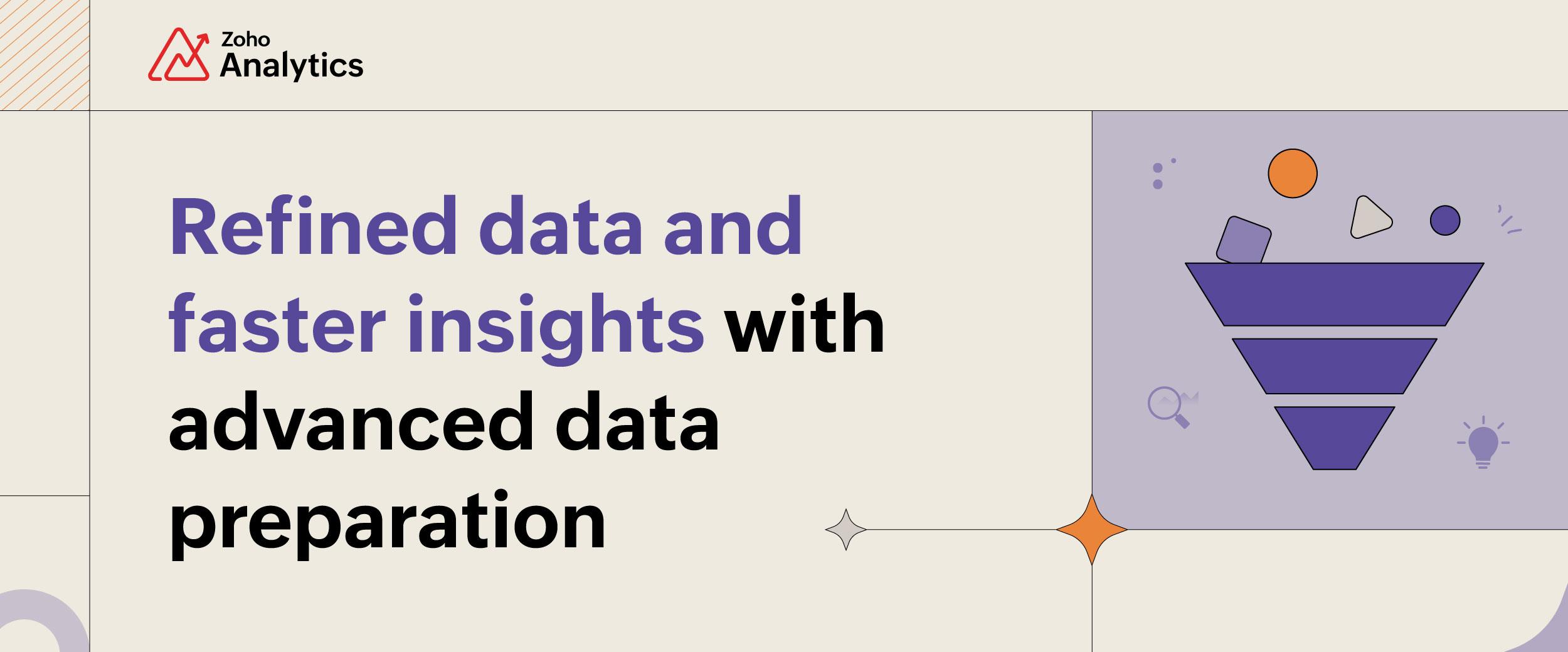 Refined data and faster insights with advanced data preparation