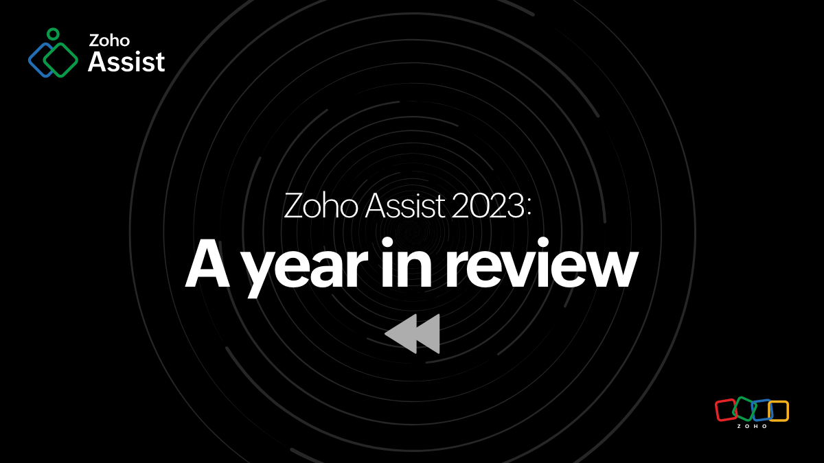 It's a wrap: Zoho Assist 2023