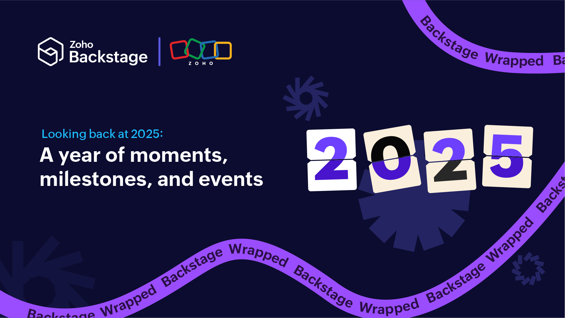 Year in review: A look back at Zoho Backstage in 2025