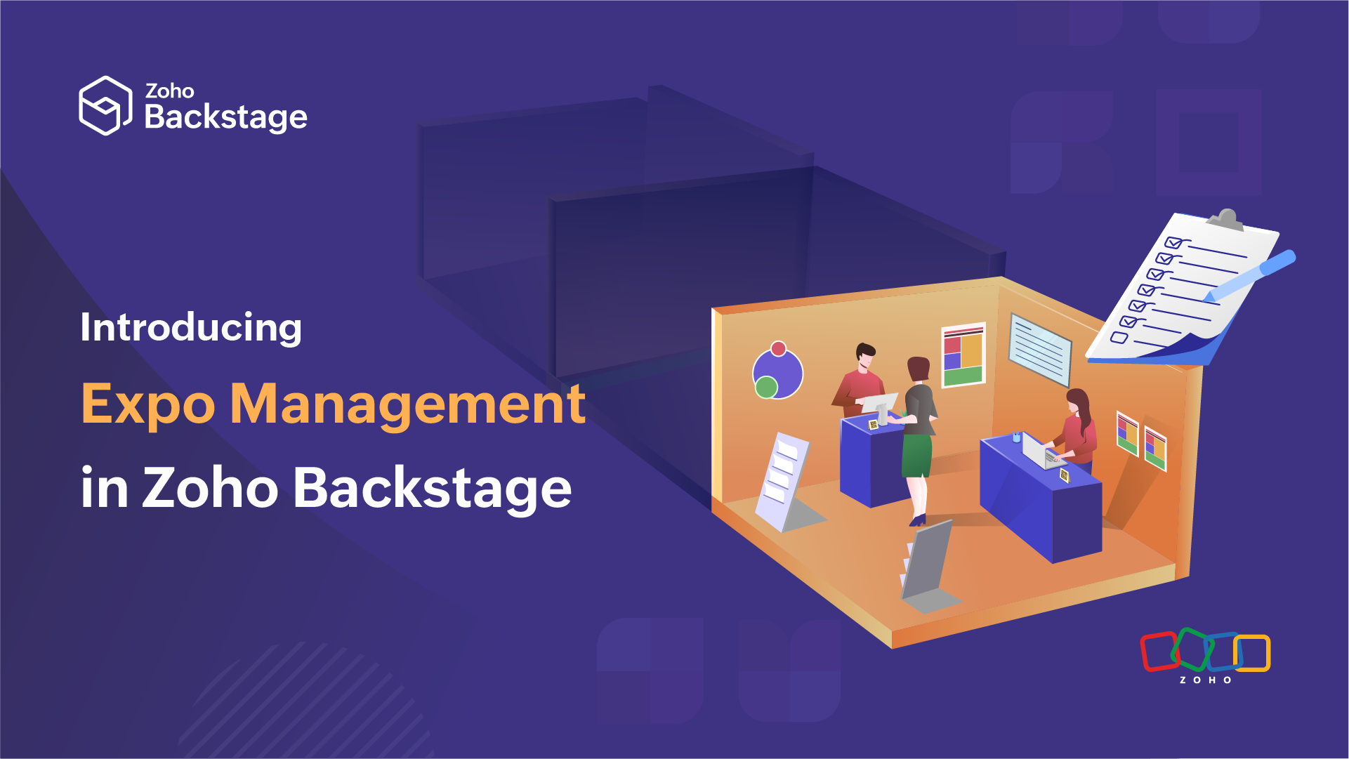 Increase Exhibitor ROI before, after and during the event: Introducing Expo Management in Zoho Backstage