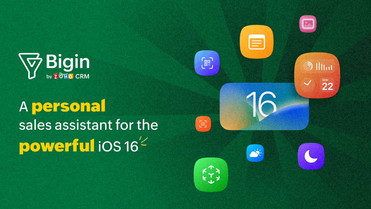 Enhance your mobile CRM experience with Bigin on iOS 16