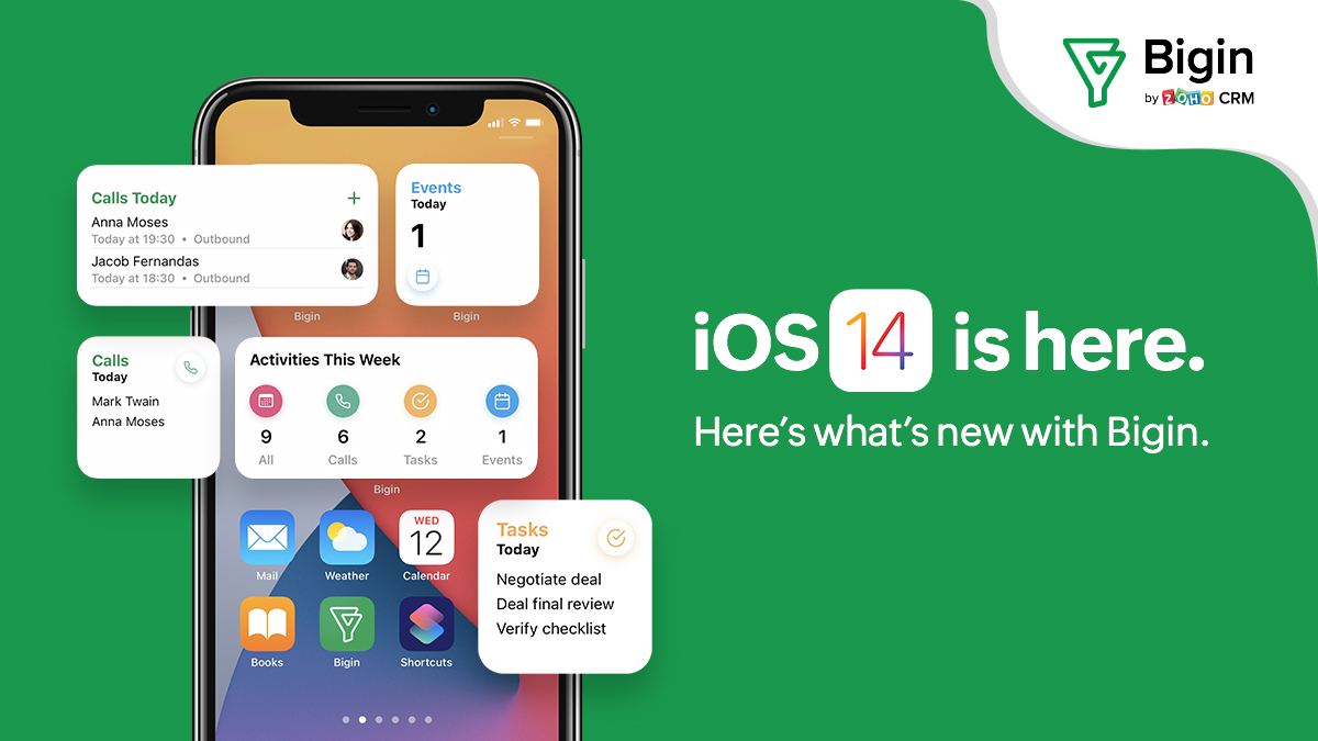 iOS 14 and iPadOS 14: The best of Bigin, made even better.