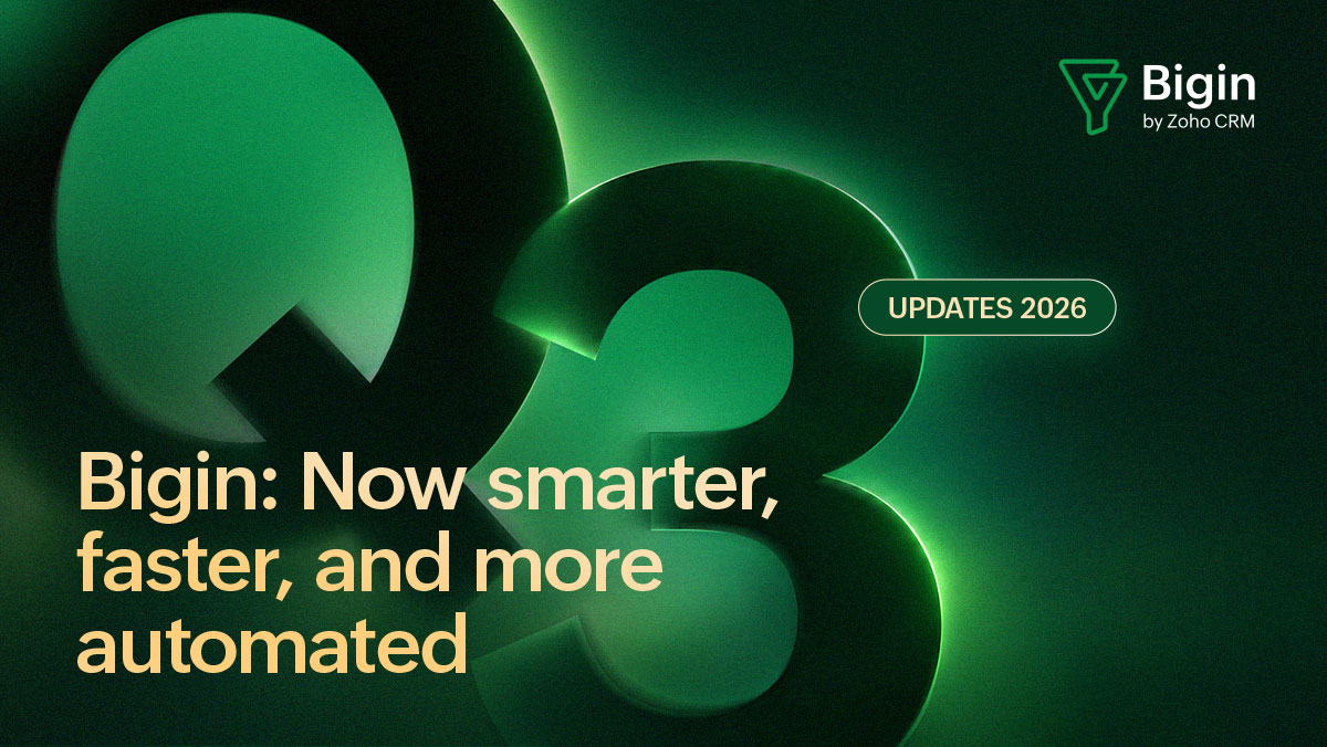 Q3 Updates from Bigin: Sequences, OS 27 upgrades, Payment Links, and more!