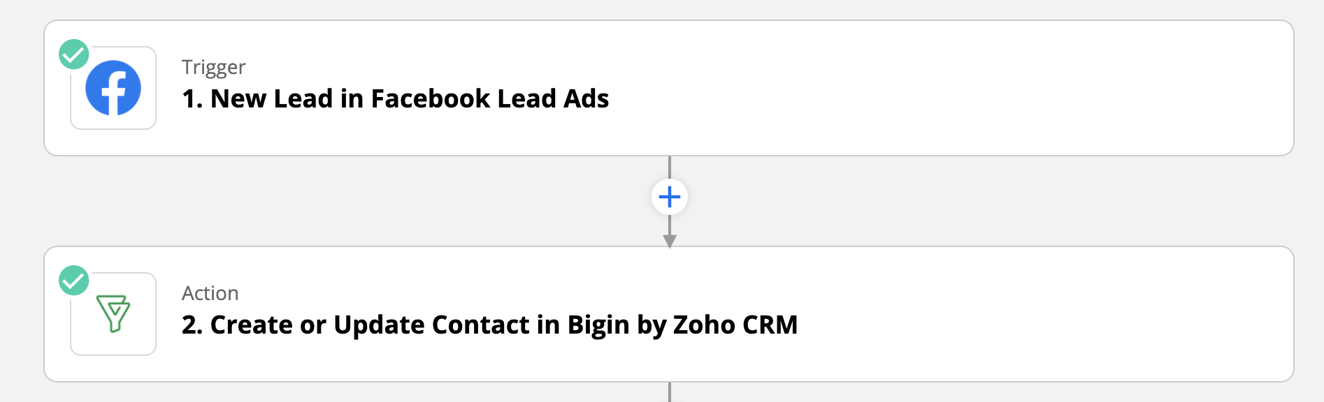 Bigin and Facebook Lead Ads integration