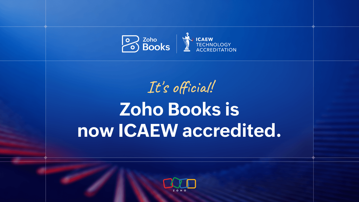 Zoho Books is now ICAEW accredited
