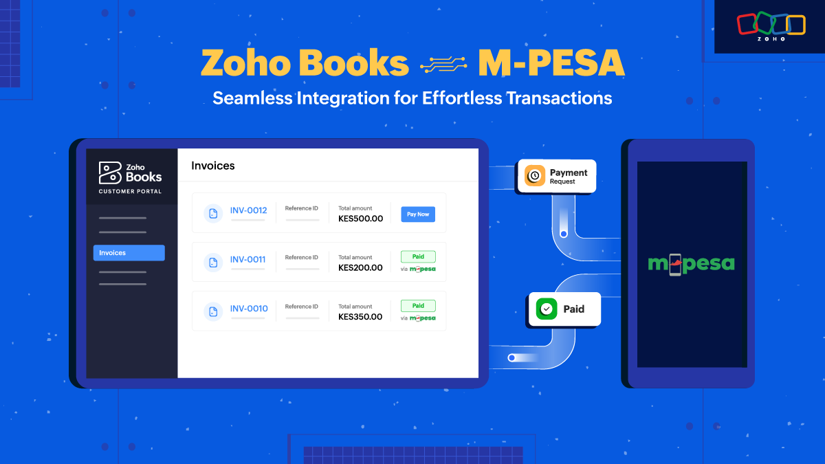 M-PESA and Zoho Books Integration