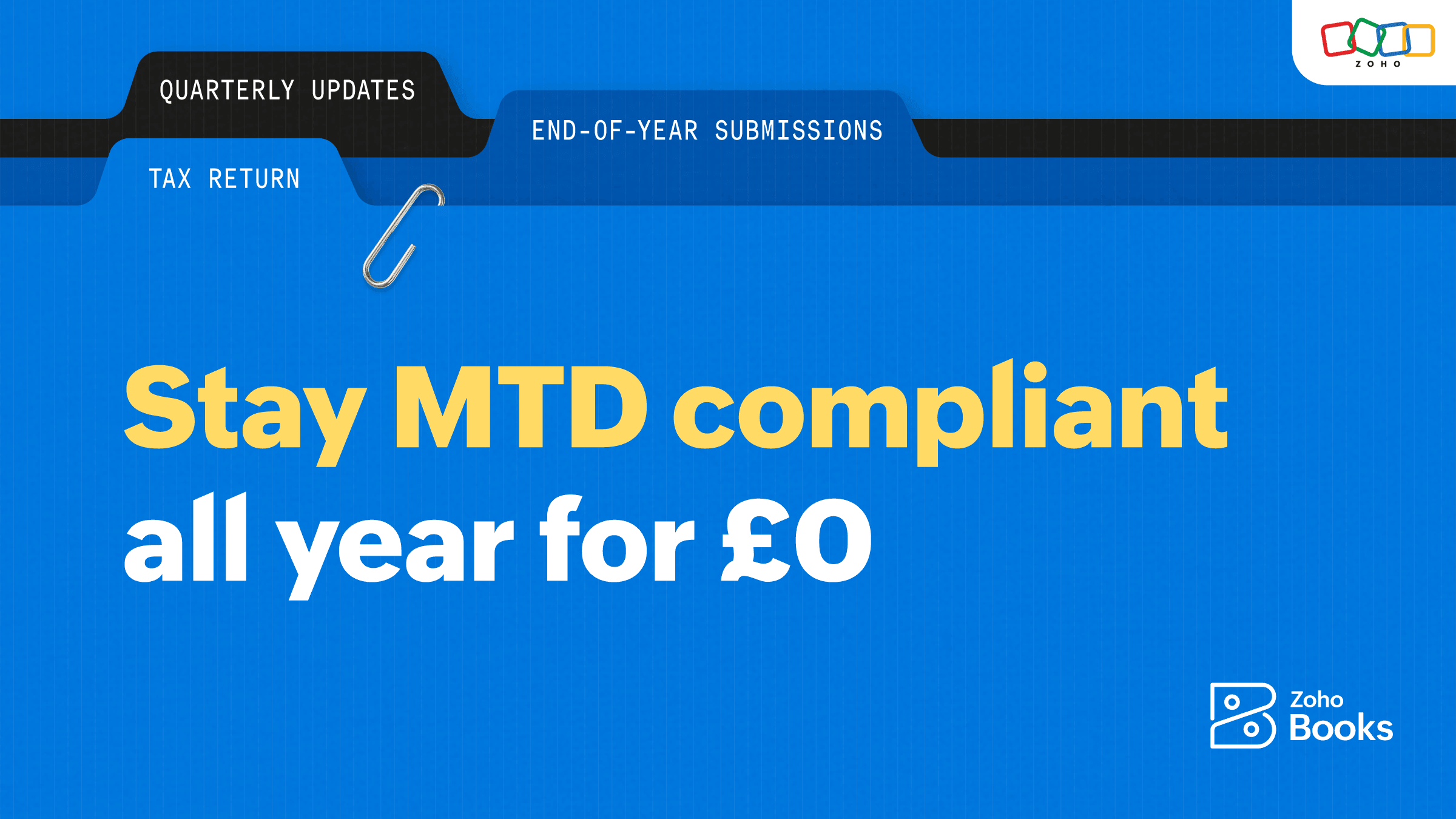 Zoho Books closes the loop on MTD for Income Tax