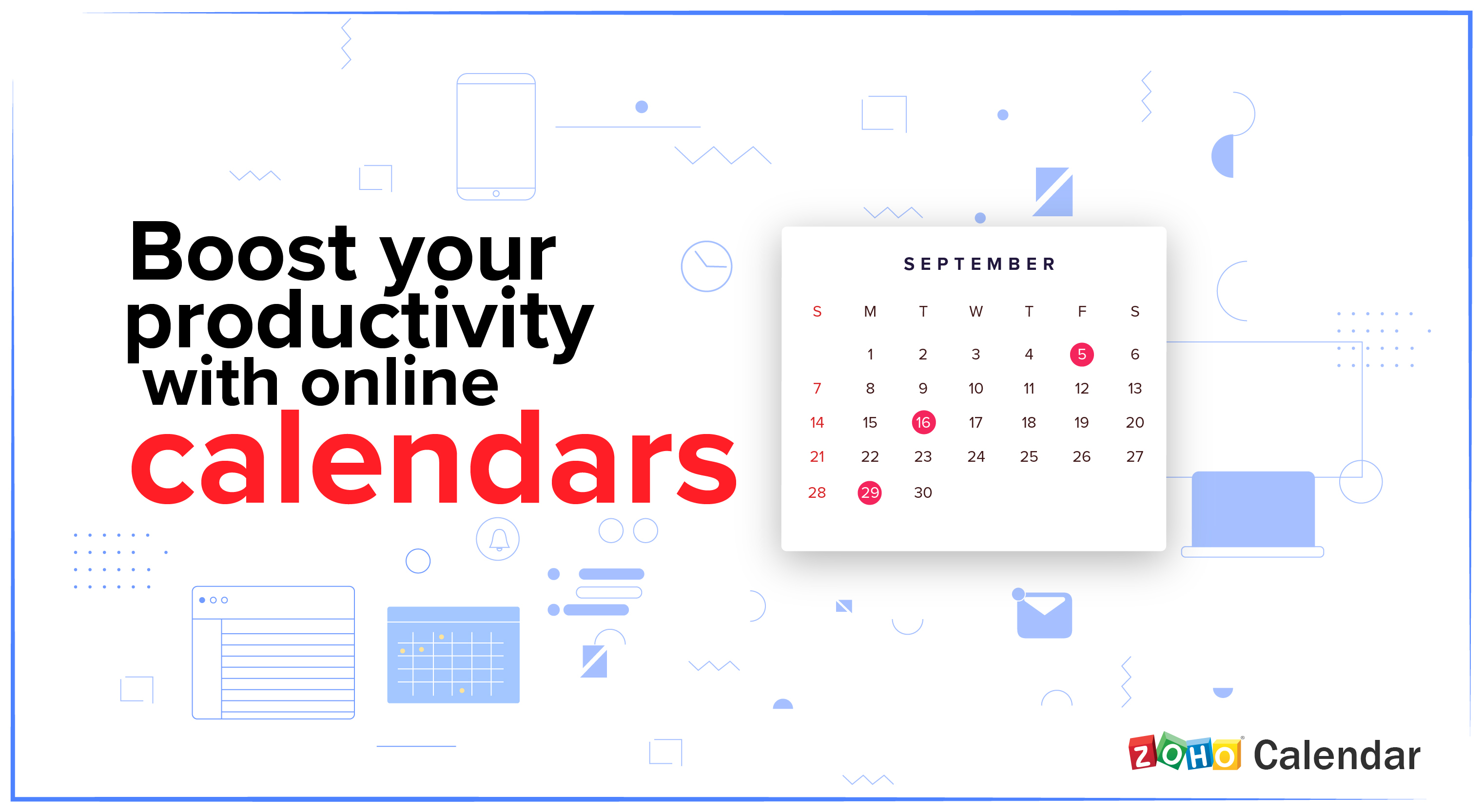 How to boost your productivity with online calendars? Zoho Blog