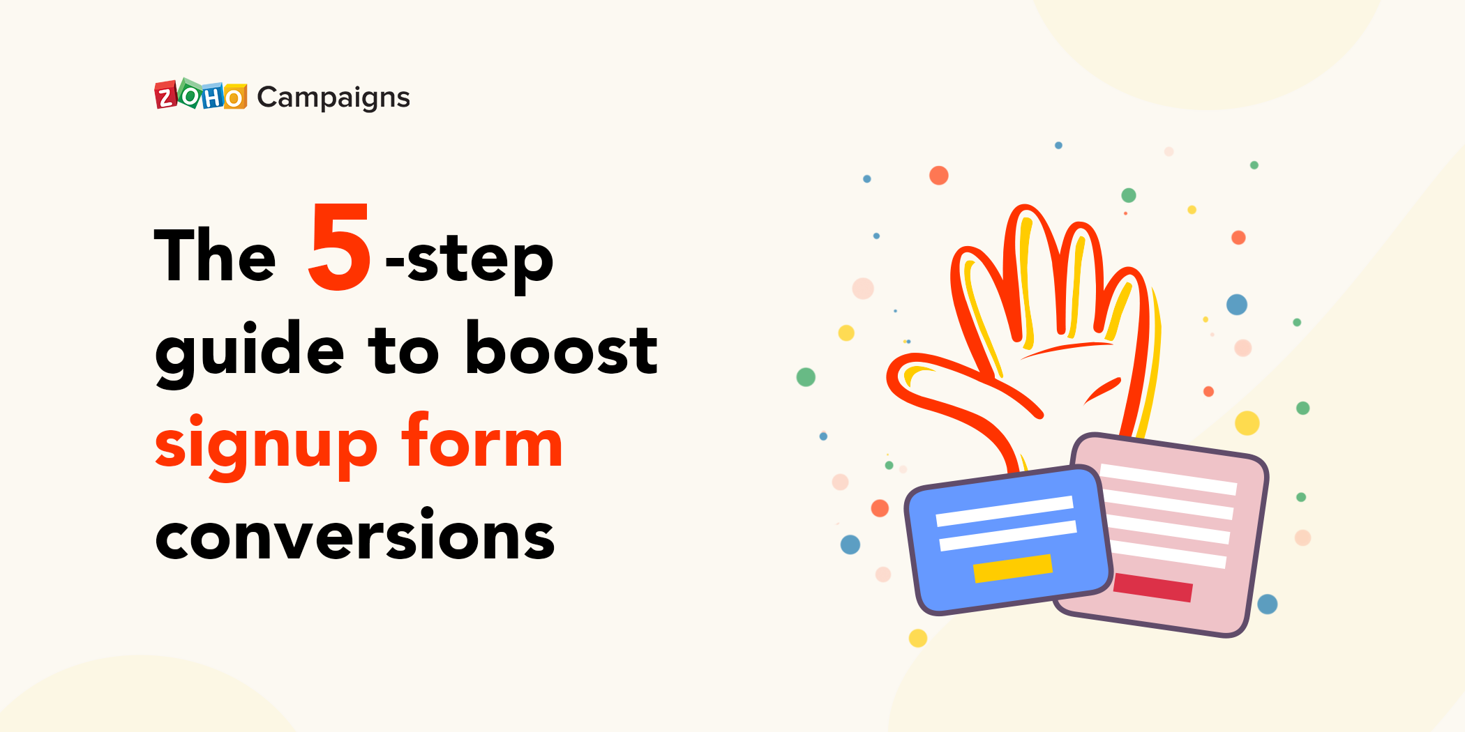 The 5-step guide to boost signup form conversions