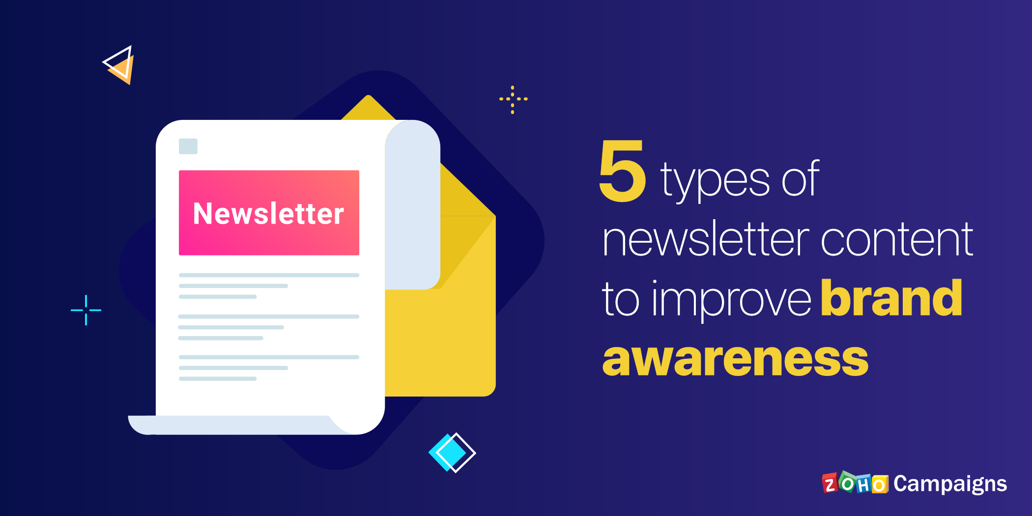 5 types of newsletter content to improve brand awareness