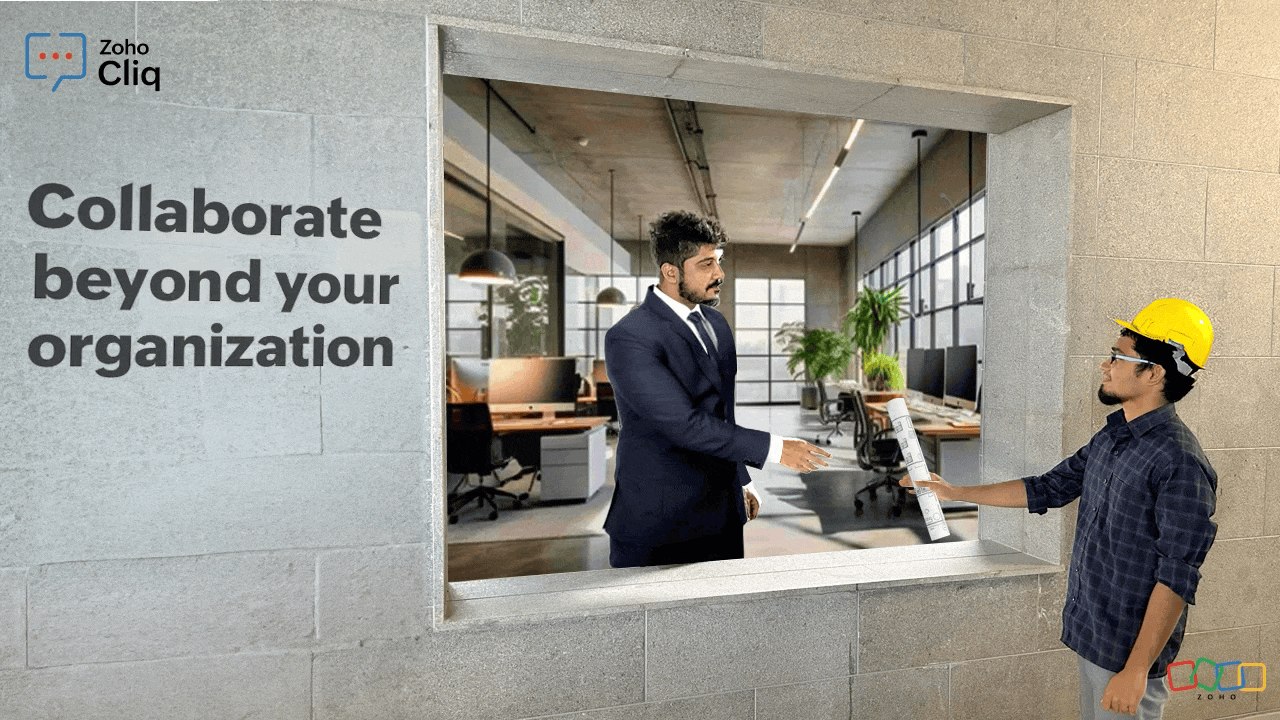 Make the most of external collaboration in Zoho Cliq