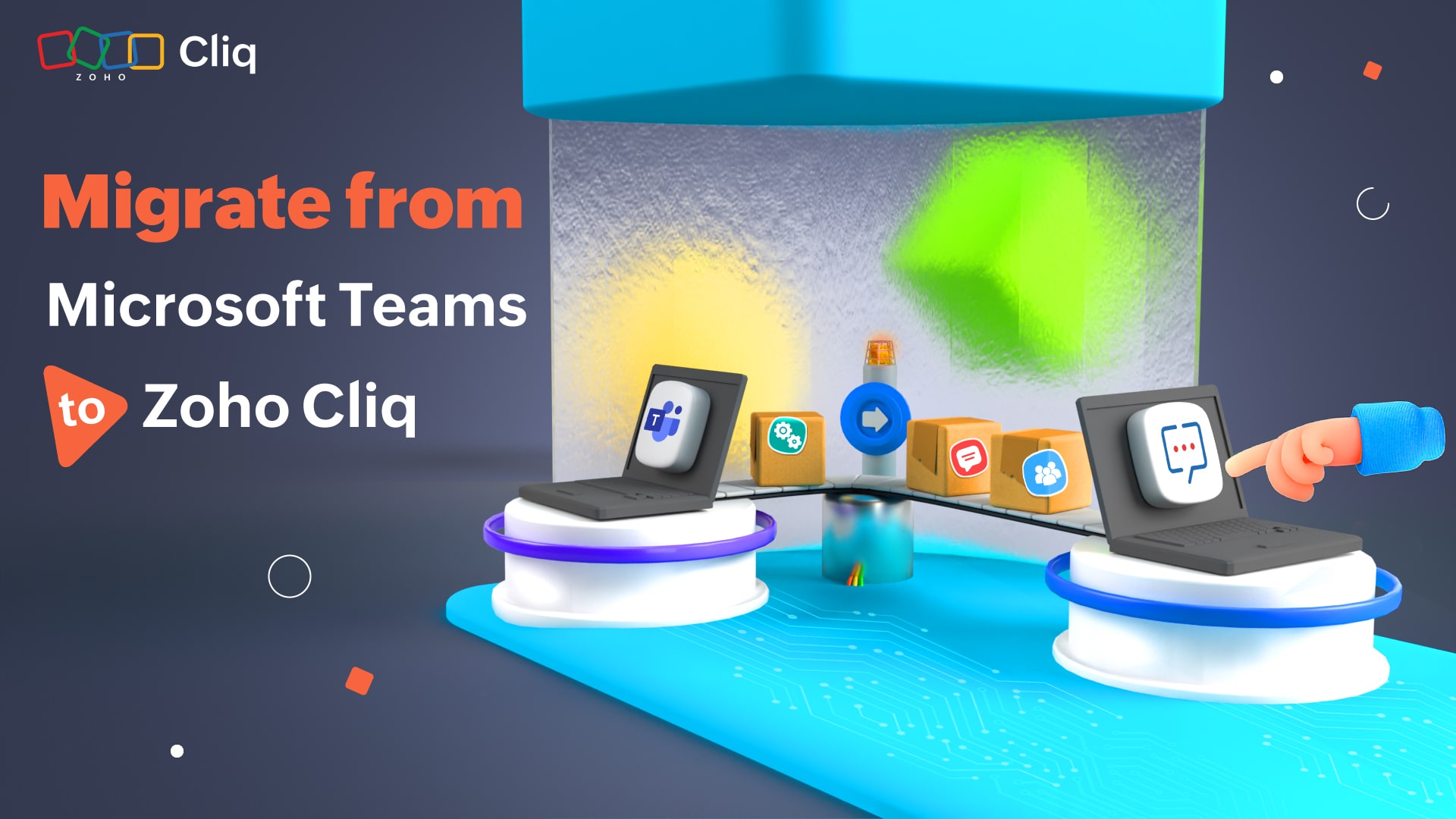 Make a free switch from Microsoft Teams to Zoho Cliq