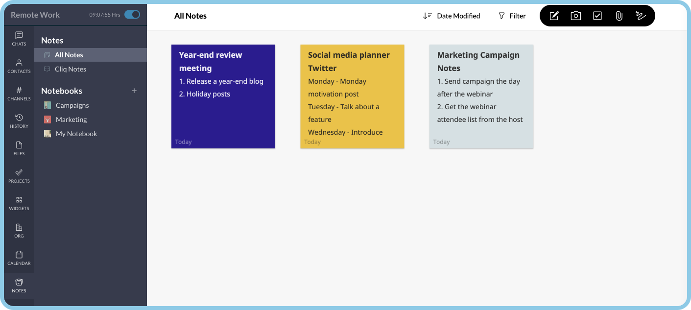 zoho-cliq-notebook-integration