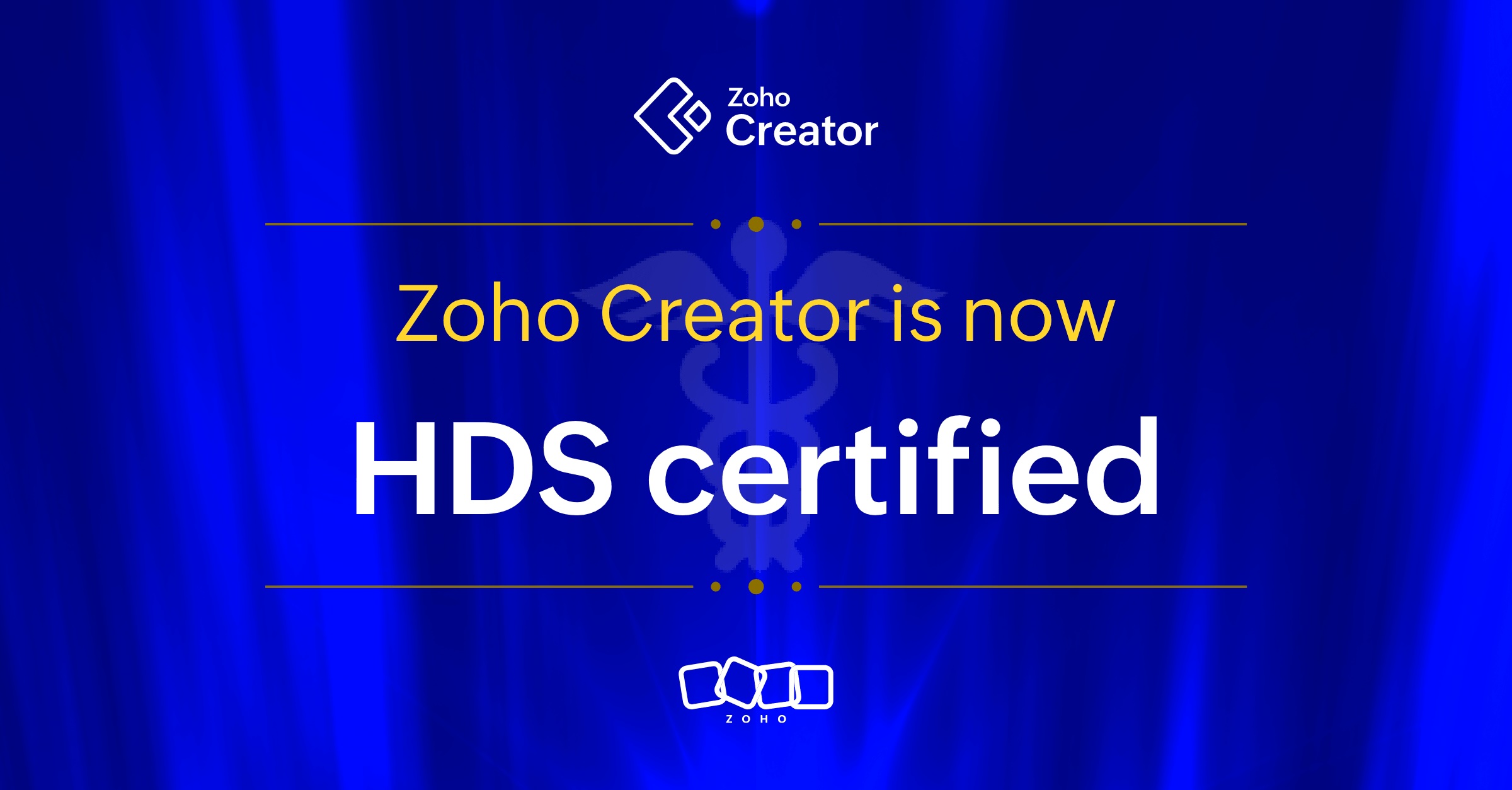 Zoho Creator is now HDS certified