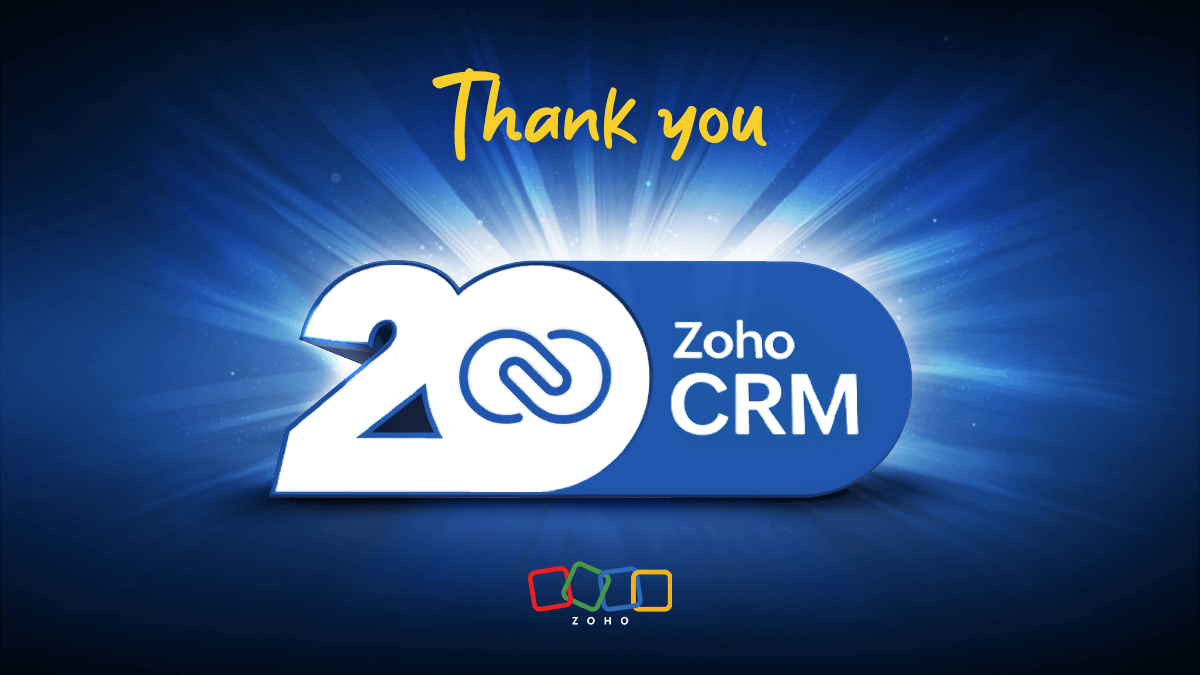 Zoho CRM is 20