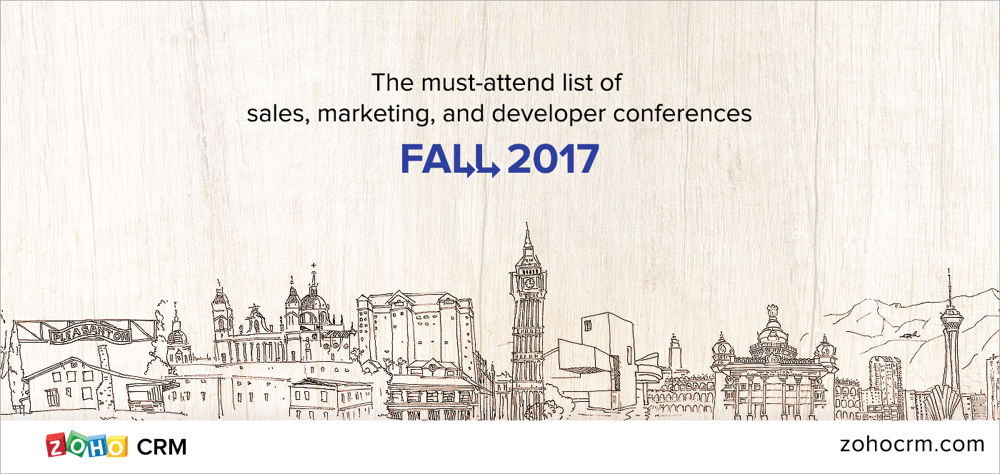 The must-attend list of sales, marketing and developer conferences: Fall 2017