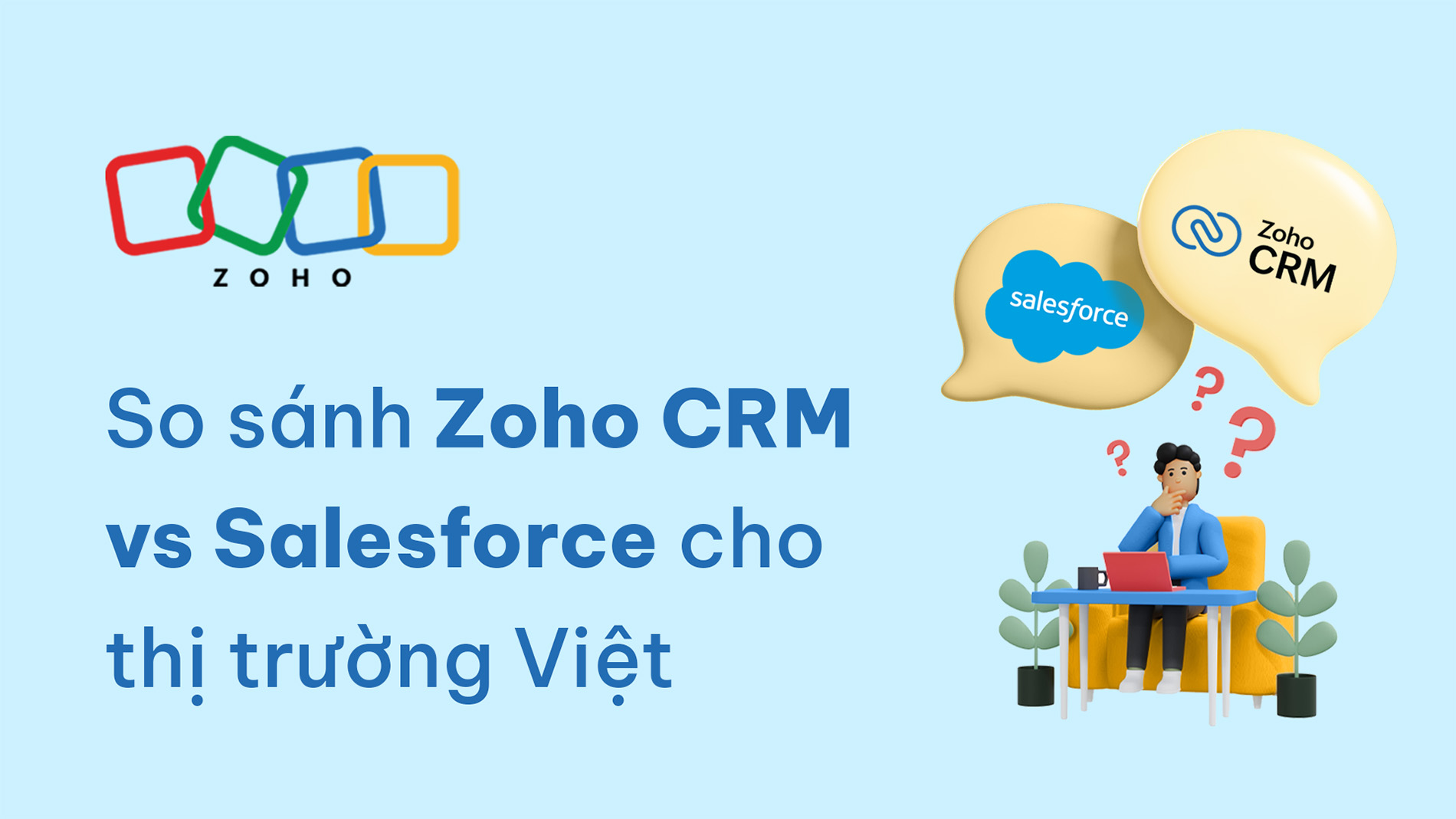So sanh Zoho CRM vs Salesforce