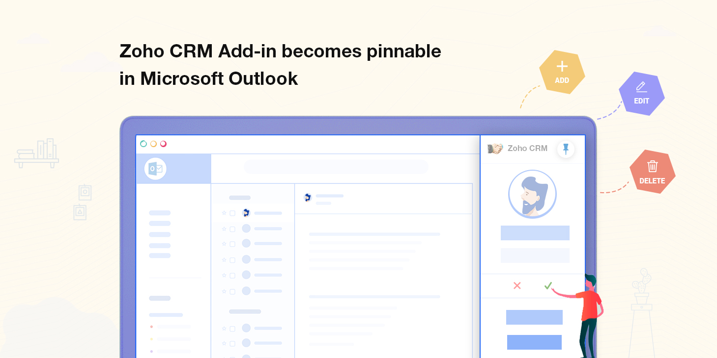 Manage Zoho CRM from Outlook