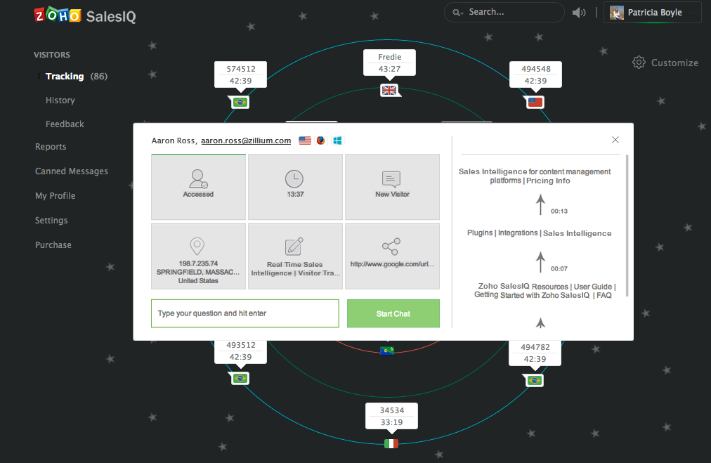 Zoho+SalesIQ+Rings