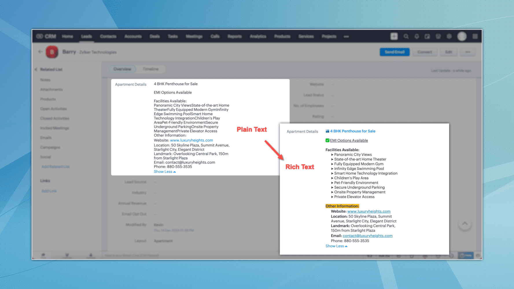 Zoho CRM Q1 2024 Update - Zoho blogs