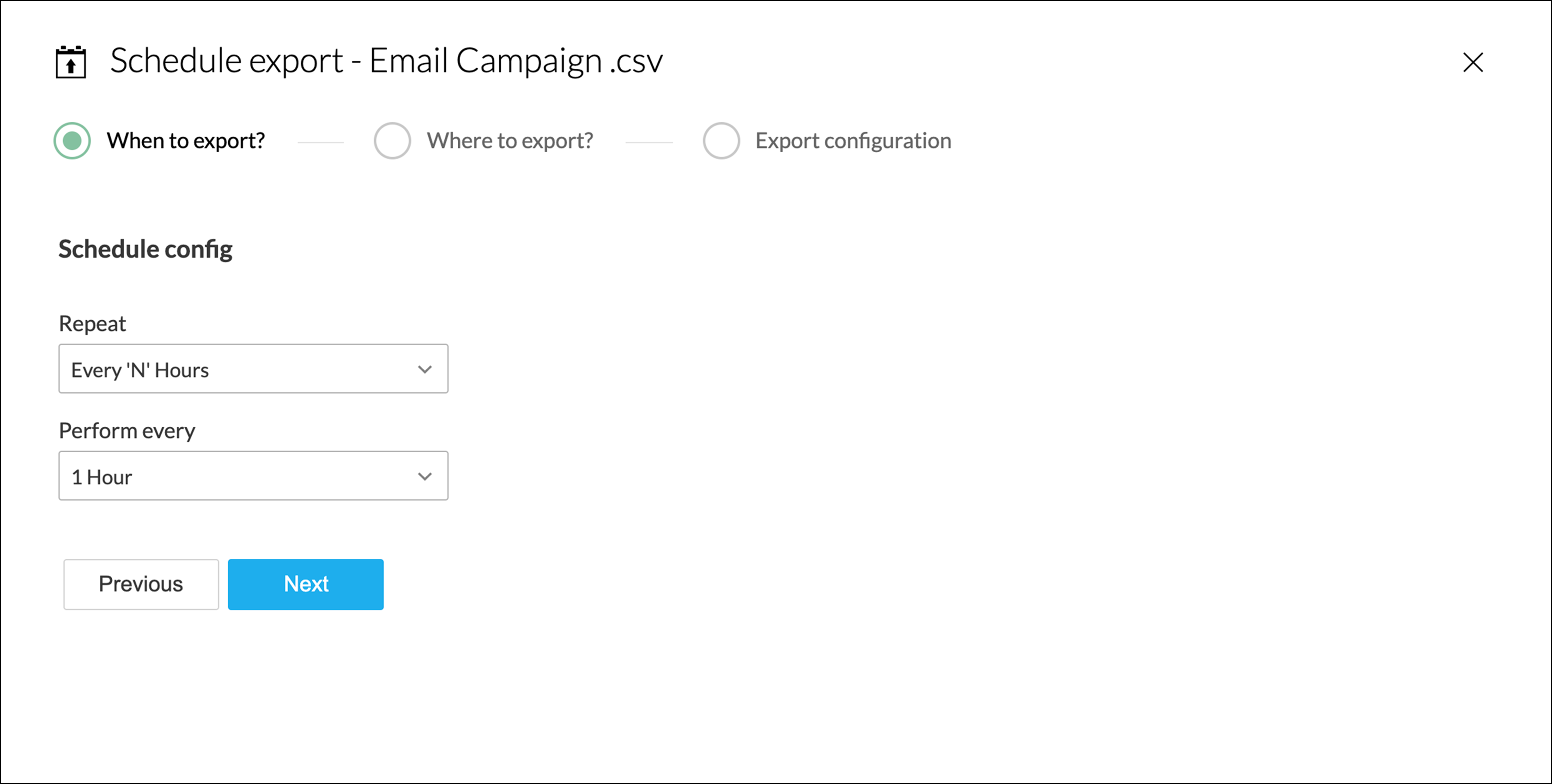 Scheduling in Zoho DataPrep