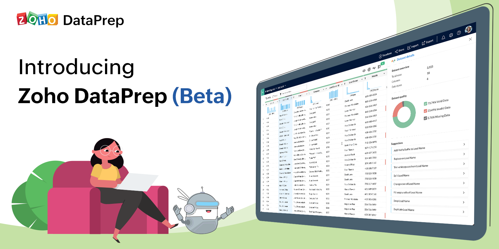 Introducing Zoho DataPrep: An advanced self-service data preparation software