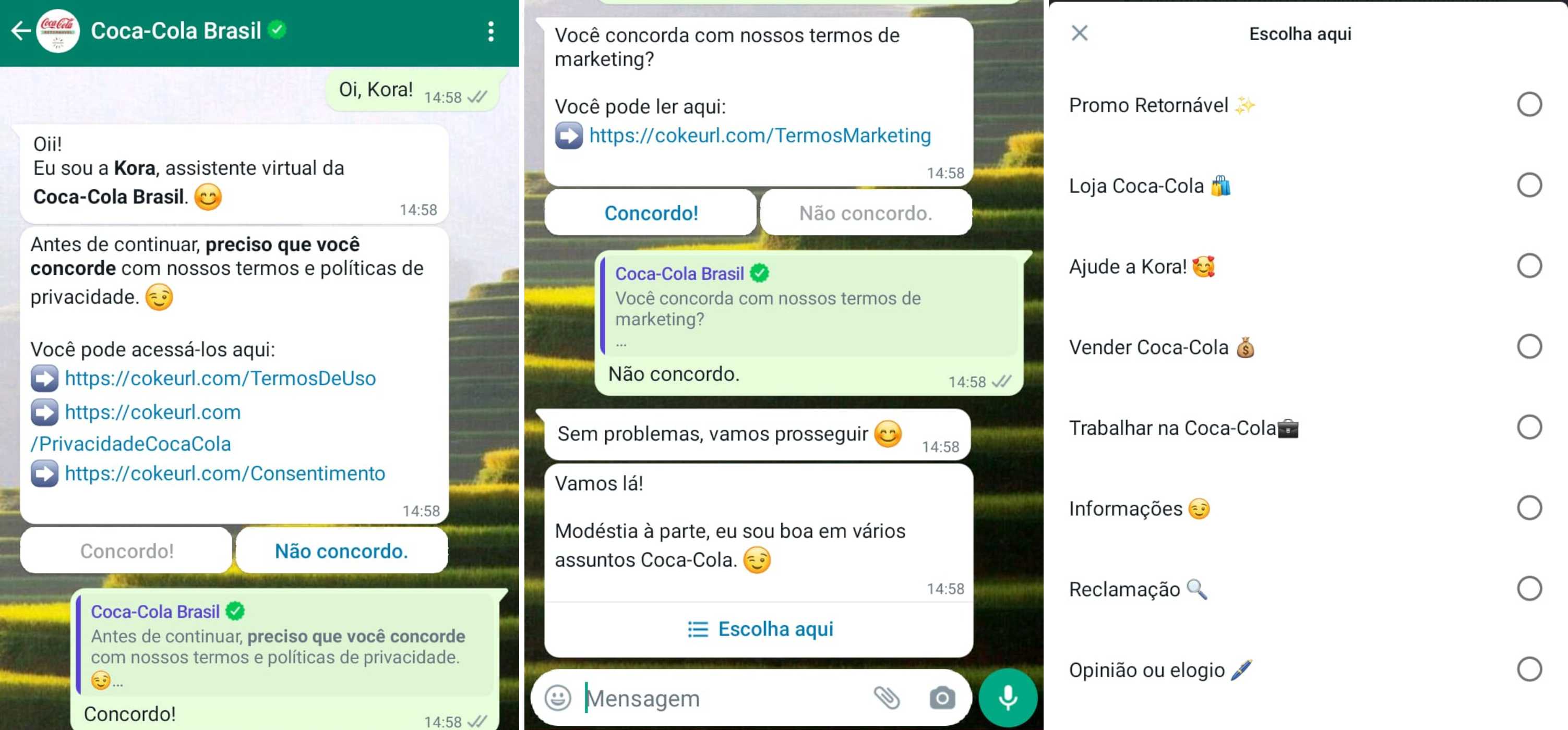 Como integrar com um chatbot da Mensageiro?