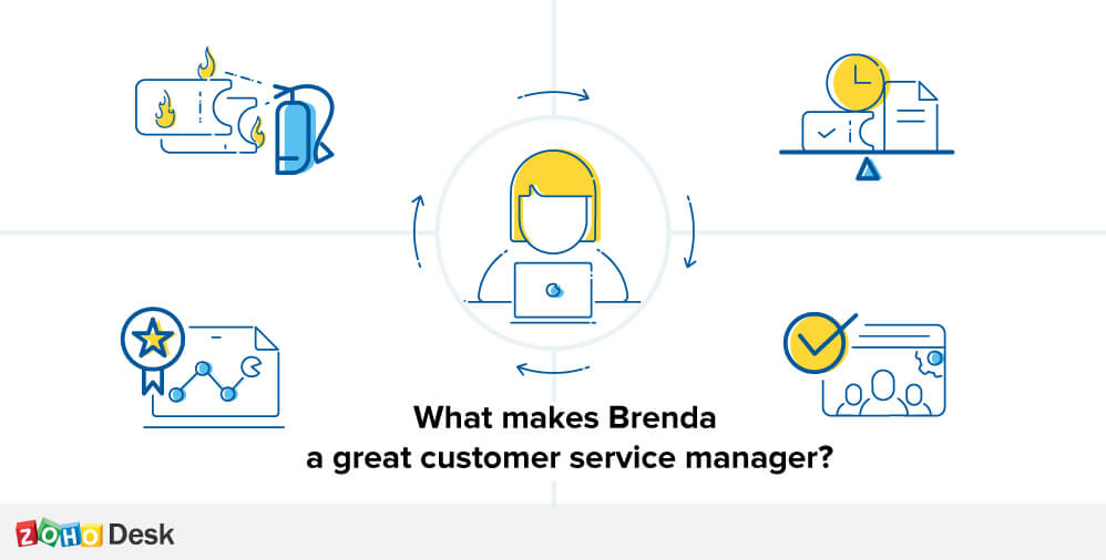 What makes Brenda a great customer service manager?