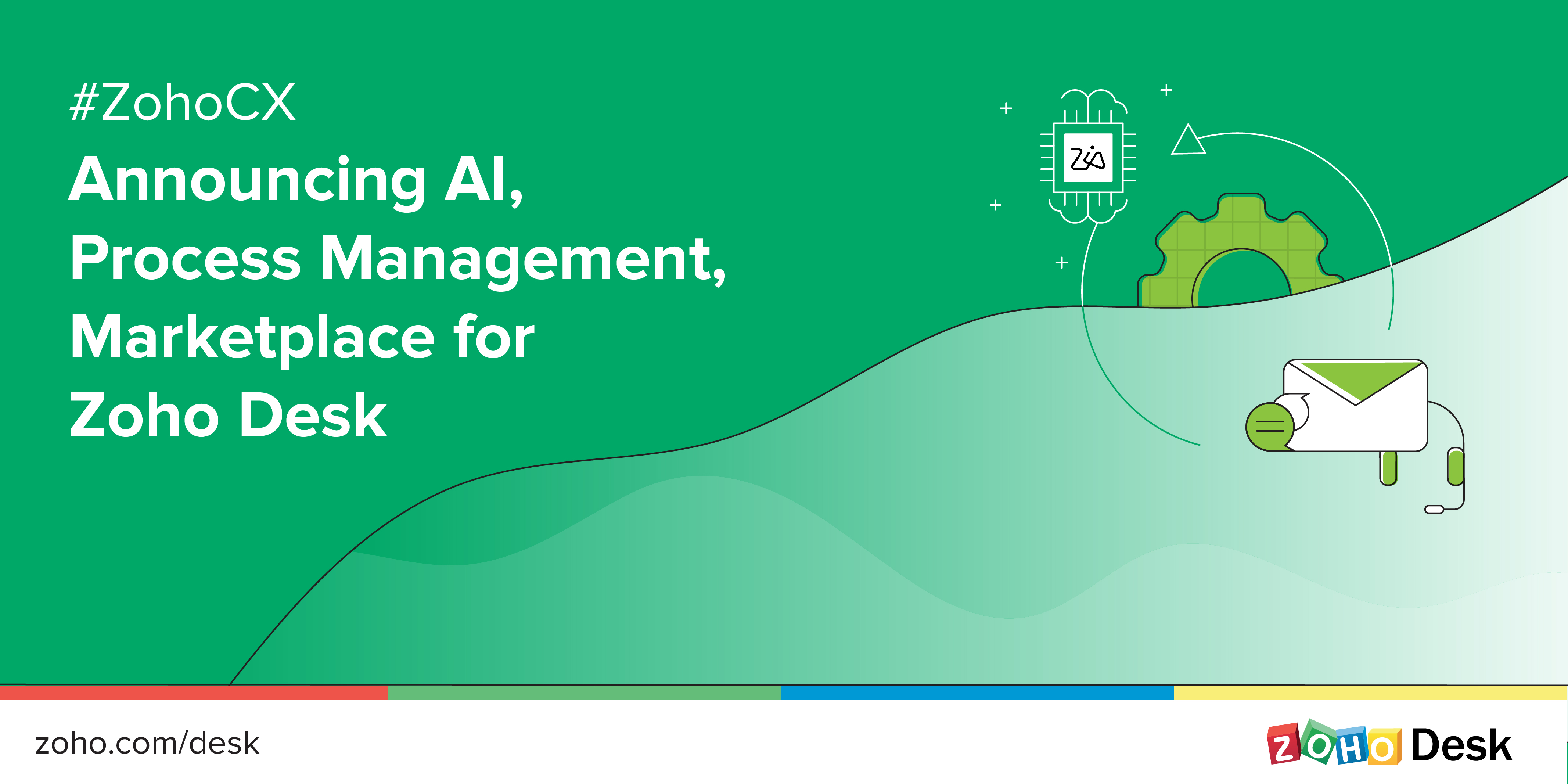 Announcing AI, Process Management, Marketplace for Zoho Desk