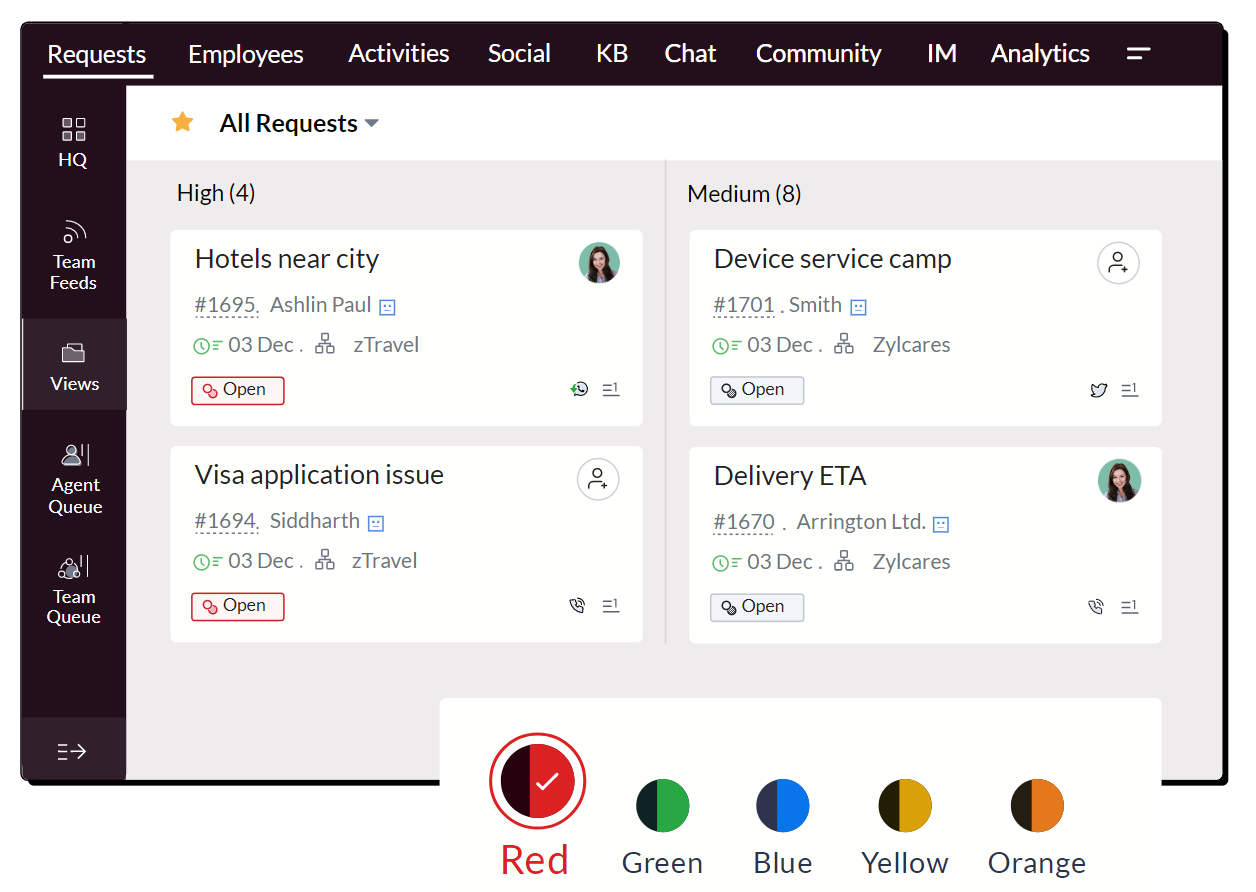 Aplikasi customer service Zoho Desk 9