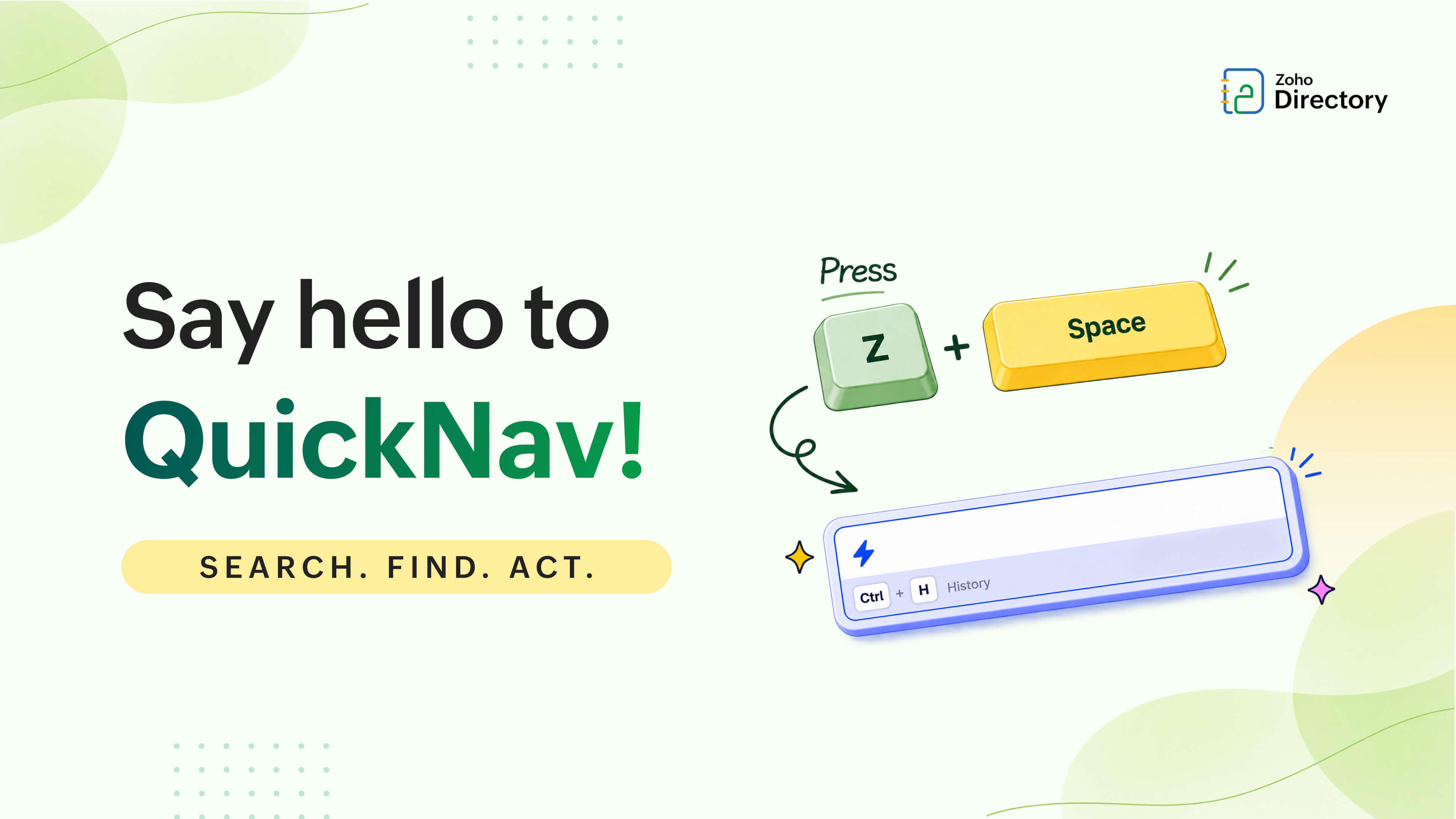 Navigate faster, smoother with QuickNav | Zoho Directory