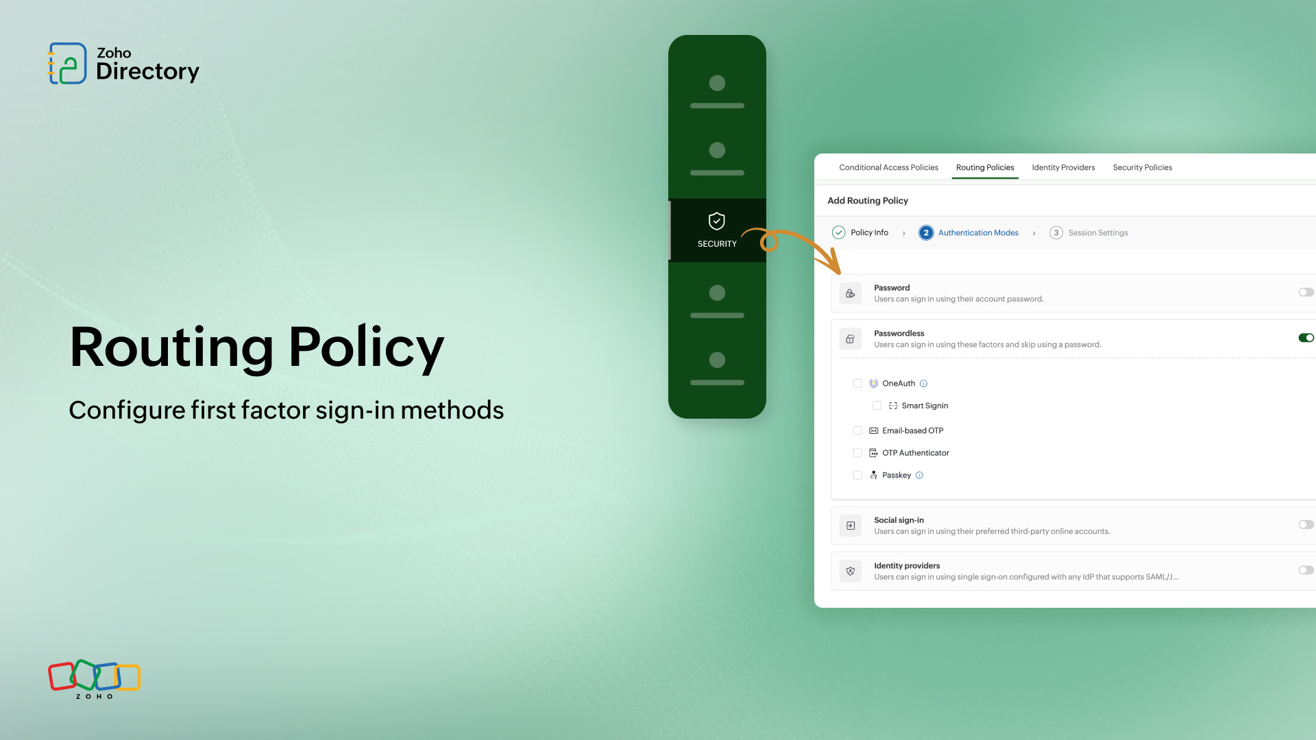 Zoho Directory Routing Policy