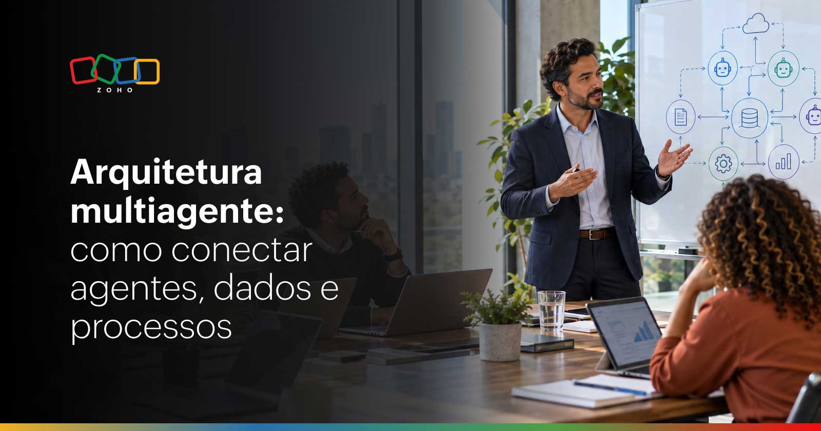 Arquitetura multiagente: como conectar agentes, dados e processos