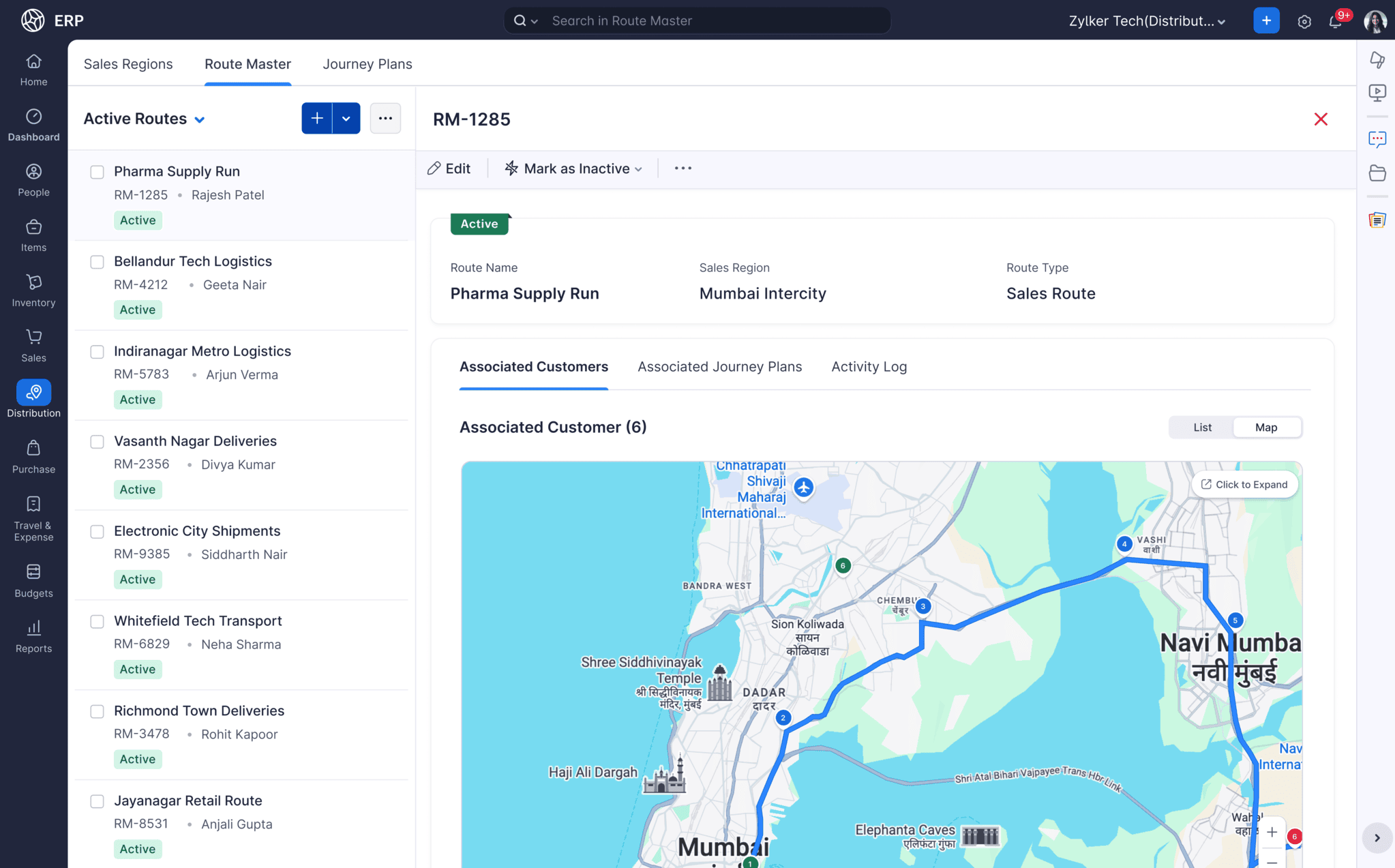 Distribution ERP software for India
