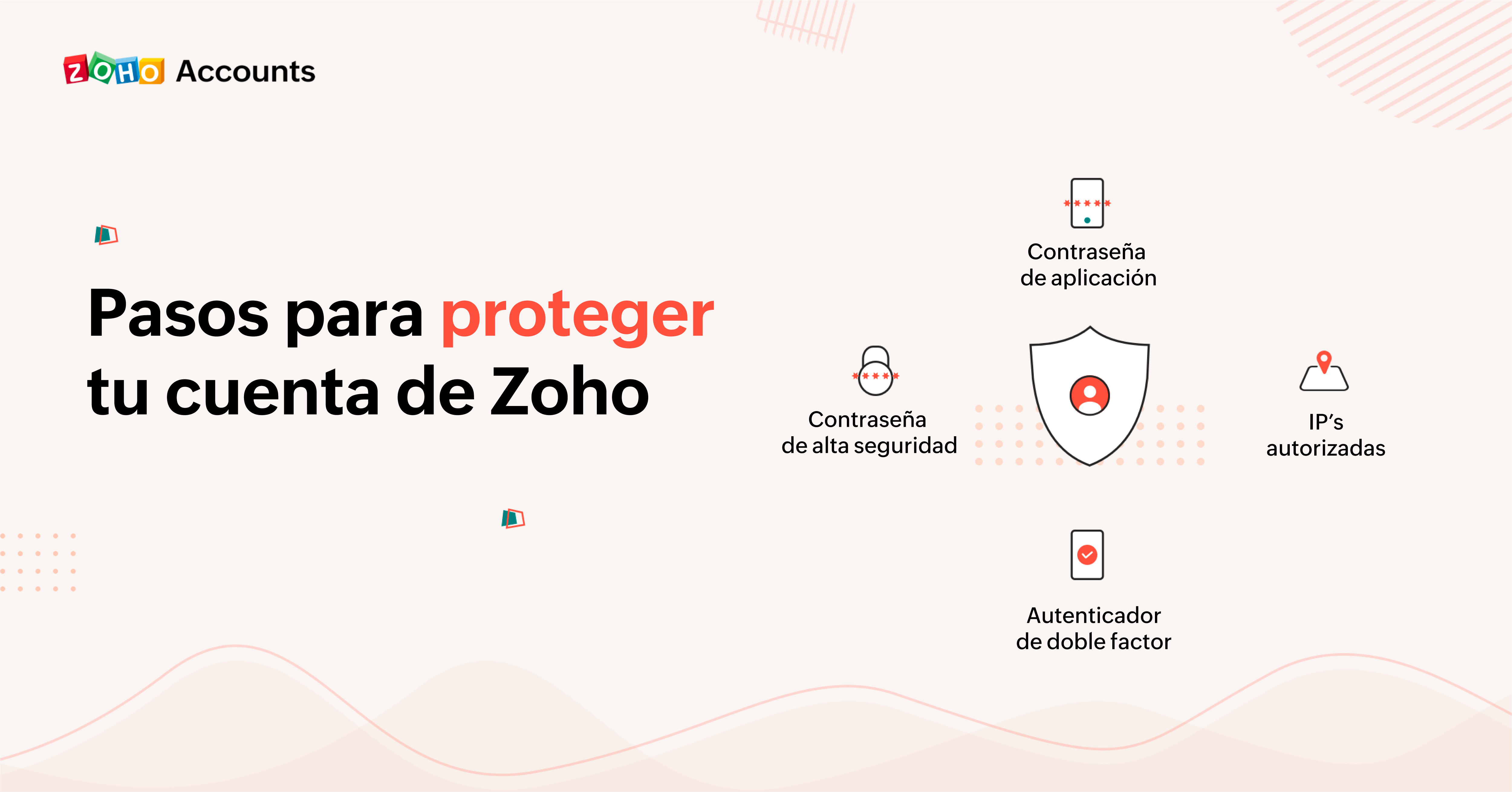 pasos para proteger su cuenta de zoho