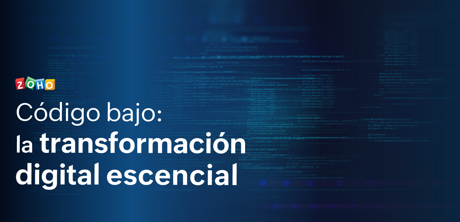 Plataformas de código bajo: esenciales para la transformación digital