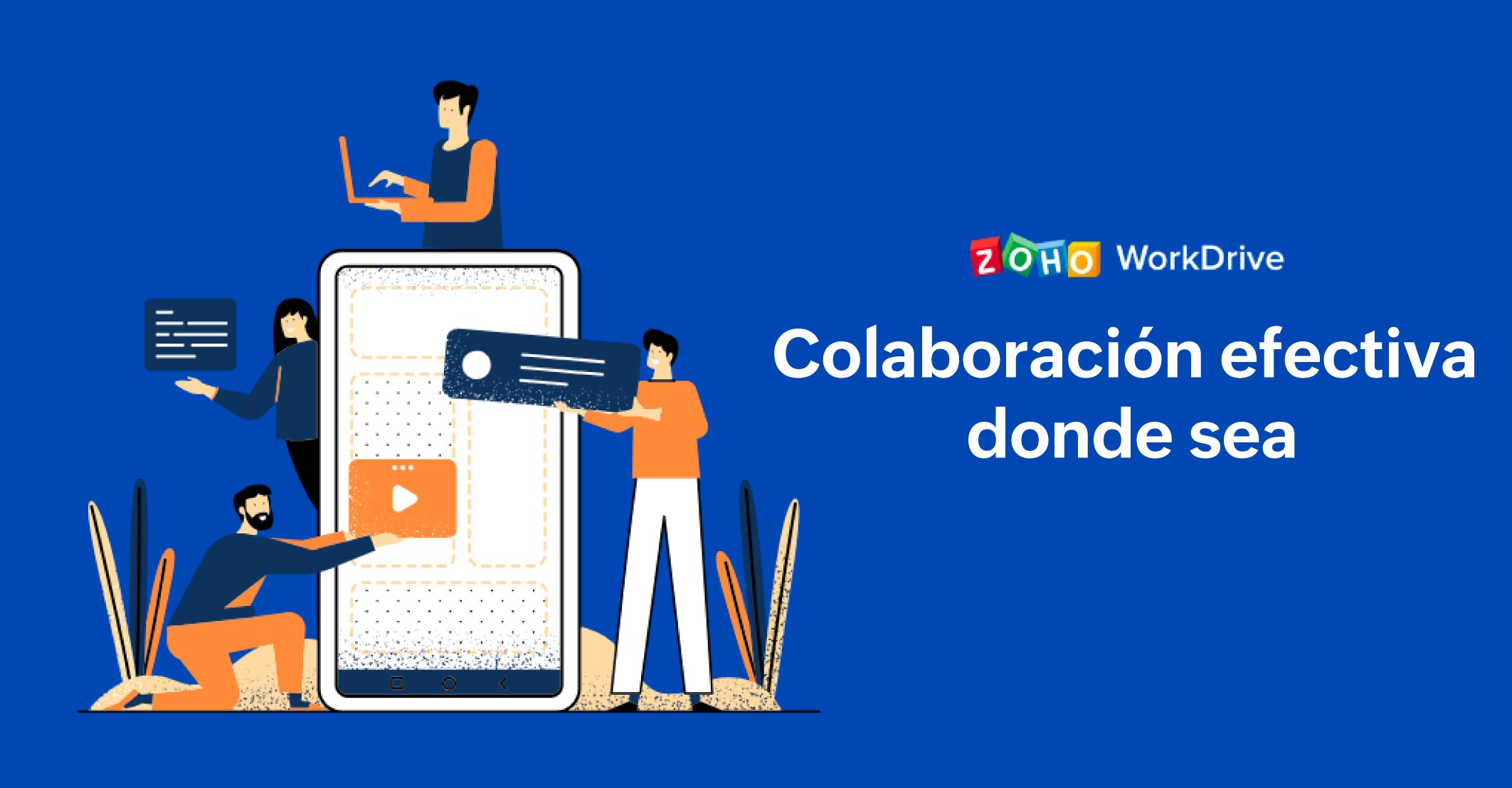 colaboración efectiva con zoho workdrive