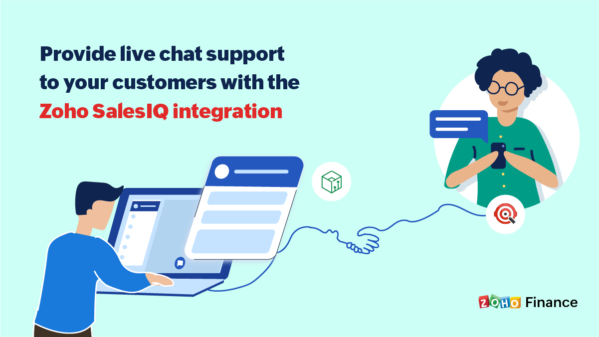 Integrate Zoho Finance apps with Zoho SalesIQ