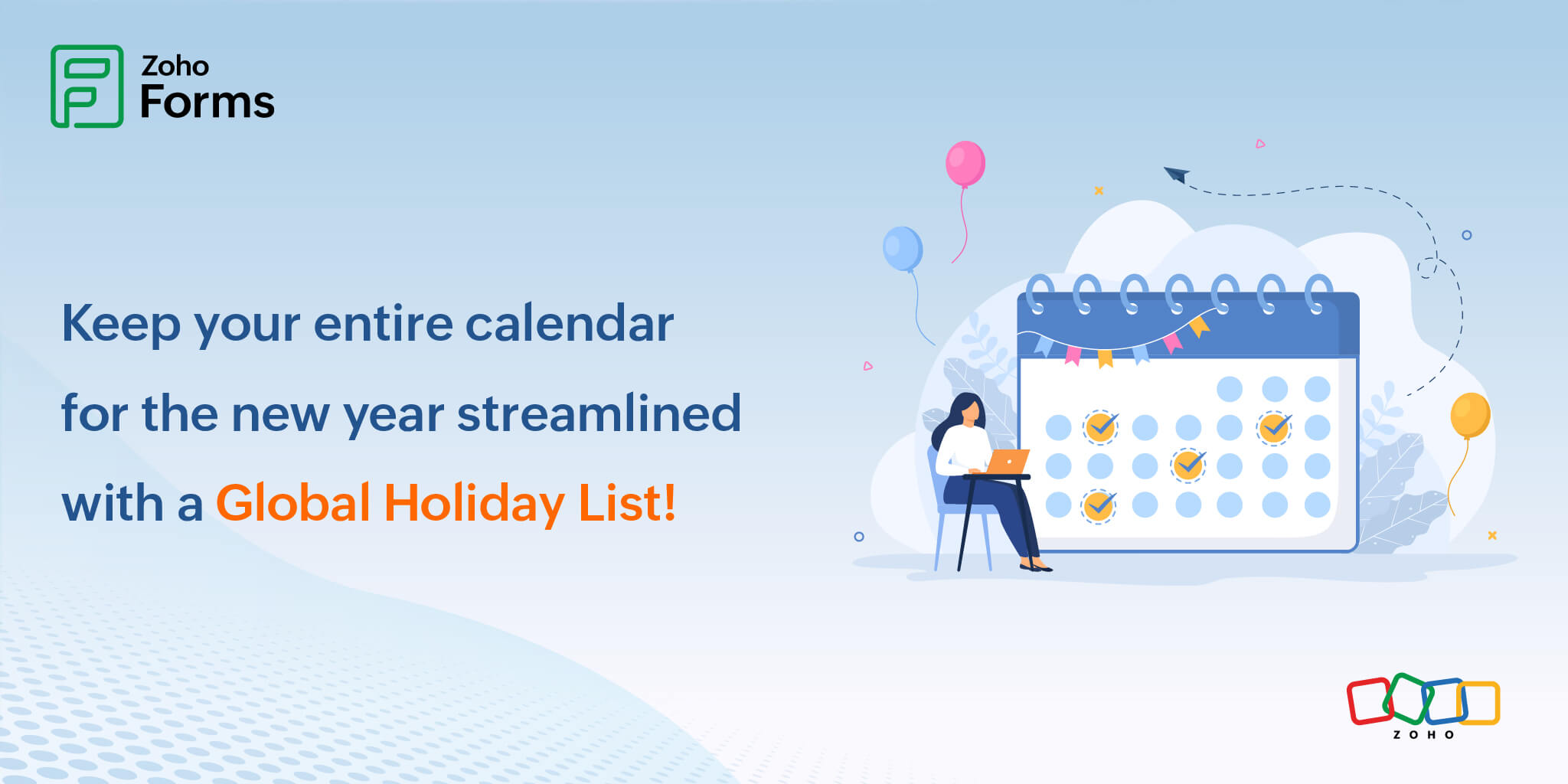 Introducing the Global Holidays List: Welcome 2024 with a streamlined calendar!