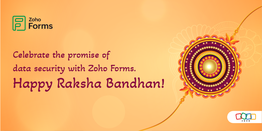 Raksha bandhan- security with Zoho Forms