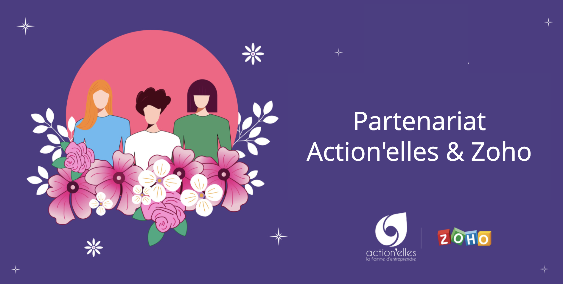 Partenariat Action'elles & Zoho France