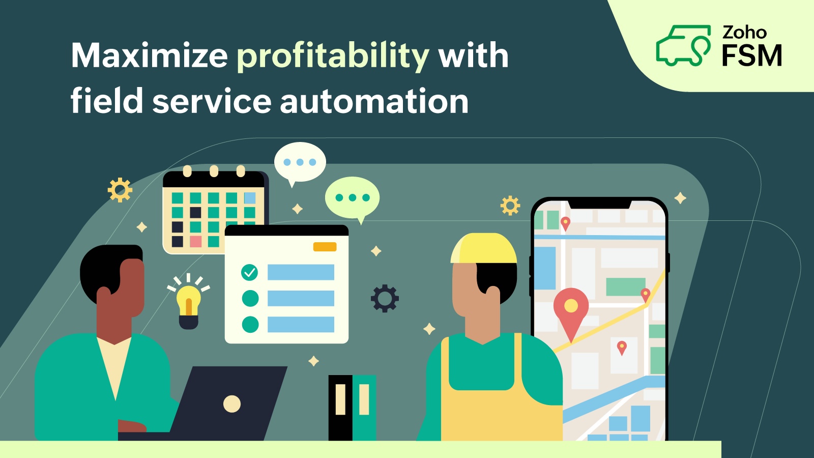 Maximize productivity and profitability: Explore field service automation with Zoho FSM 