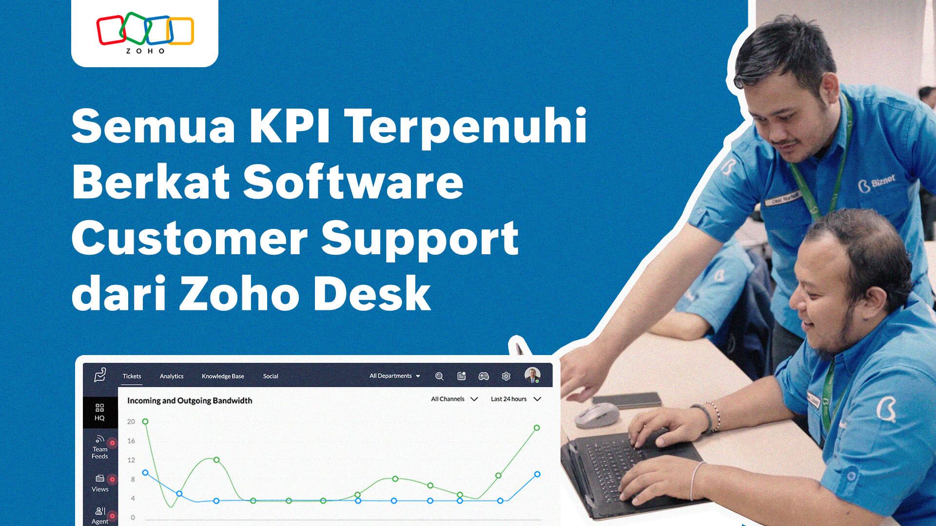 Biznet Gio Gunakan Zoho Desk untuk customer support yang lebih baik