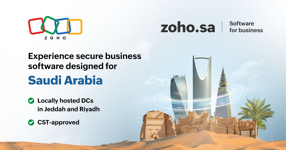 Zoho secures NCA-accreditation under KSA's rigorous security and compliance framework 