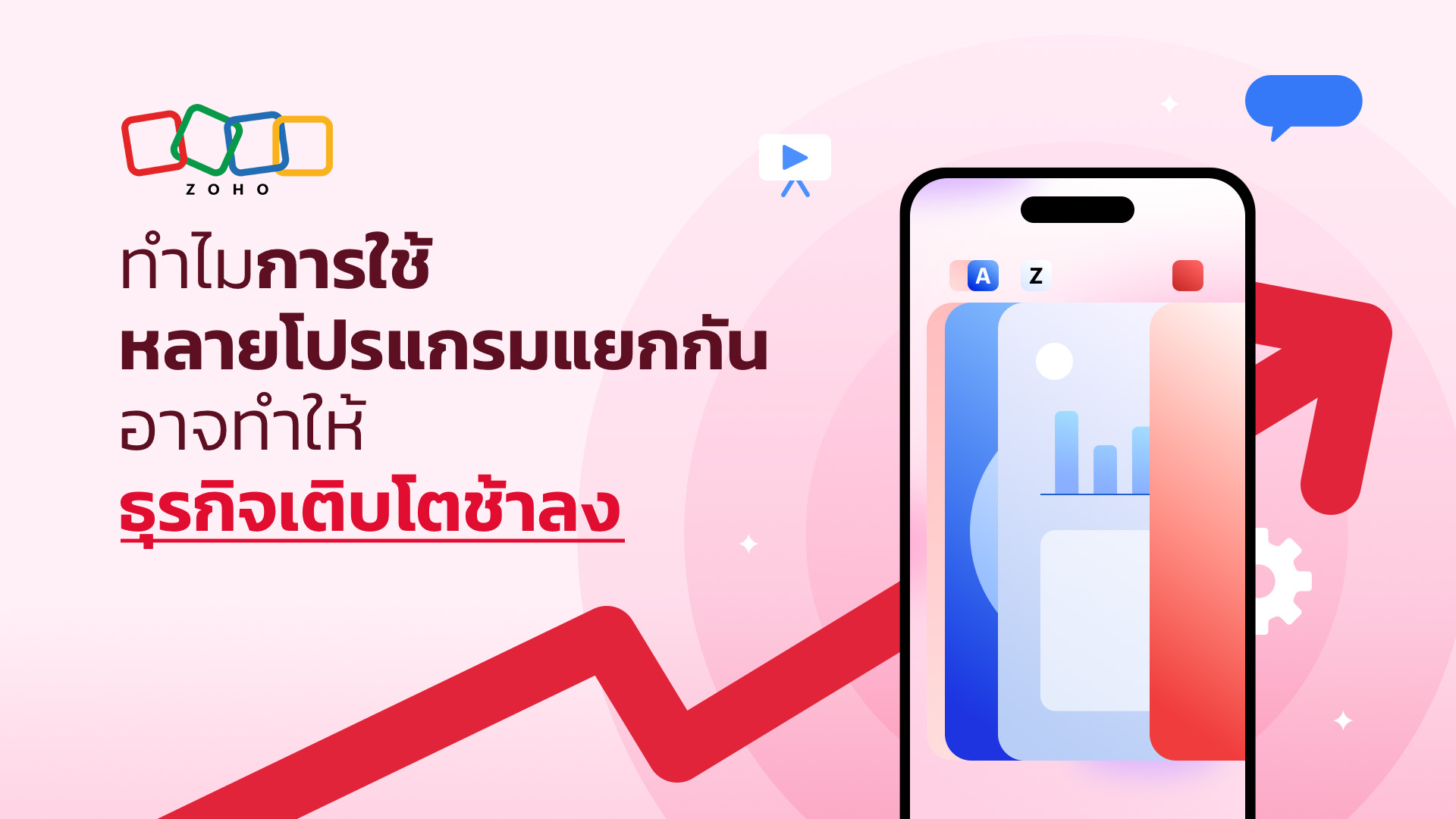 ทำไมการใช้หลายโปรแกรมแยกกัน อาจทำให้ธุรกิจเติบโตช้าลง