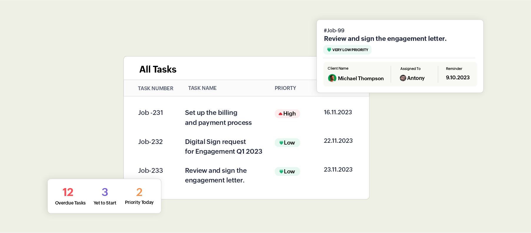 Zoho Practice Task Management