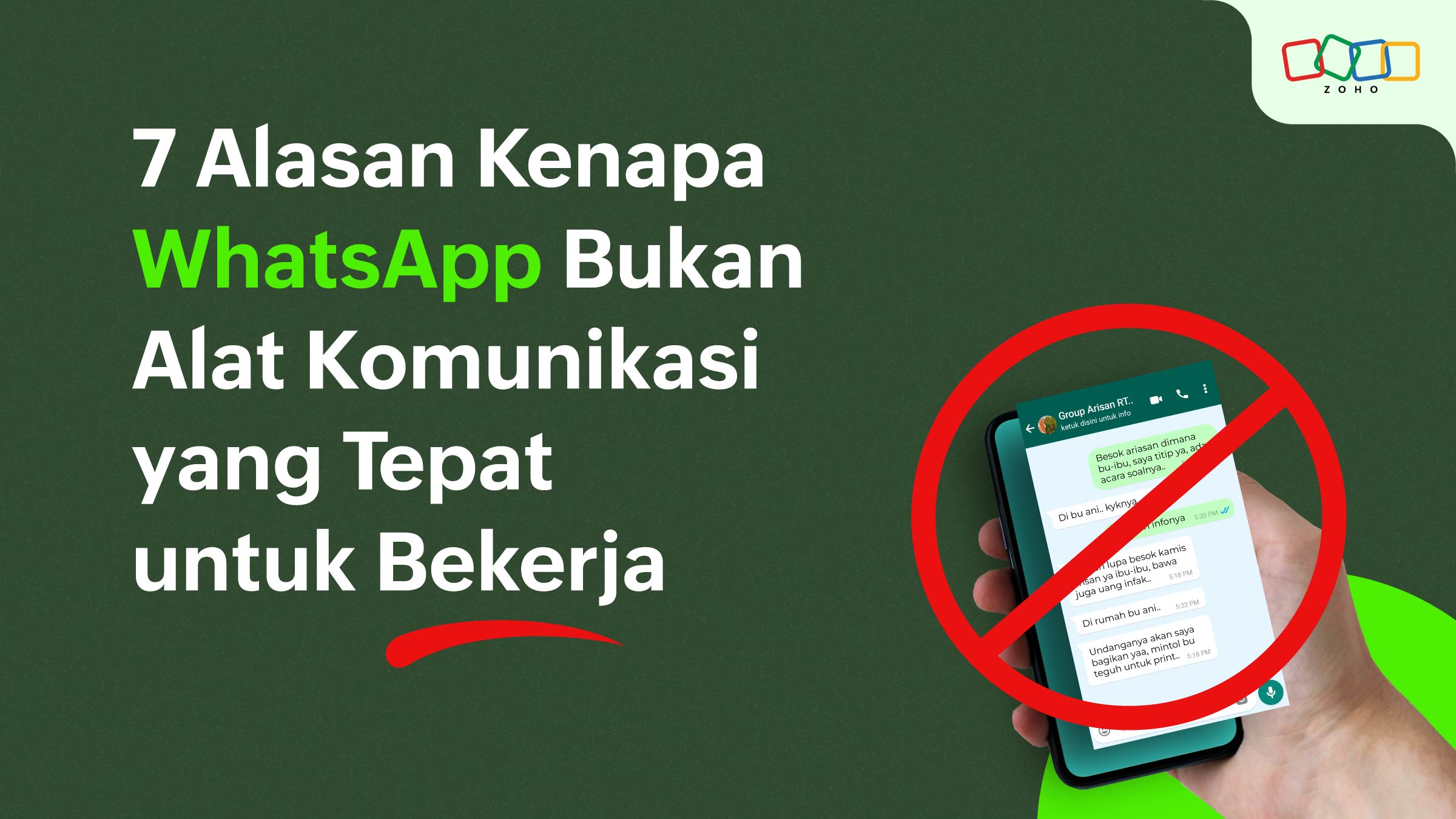 Intip Apa Saja Kekurangan Whatsapp Untuk Bisnis Dan Bekerja Zoho Blog